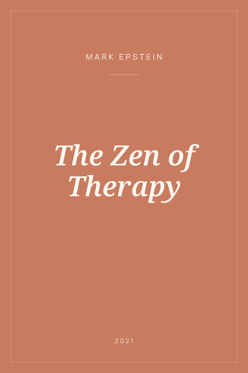 Portada de The Zen of Therapy
