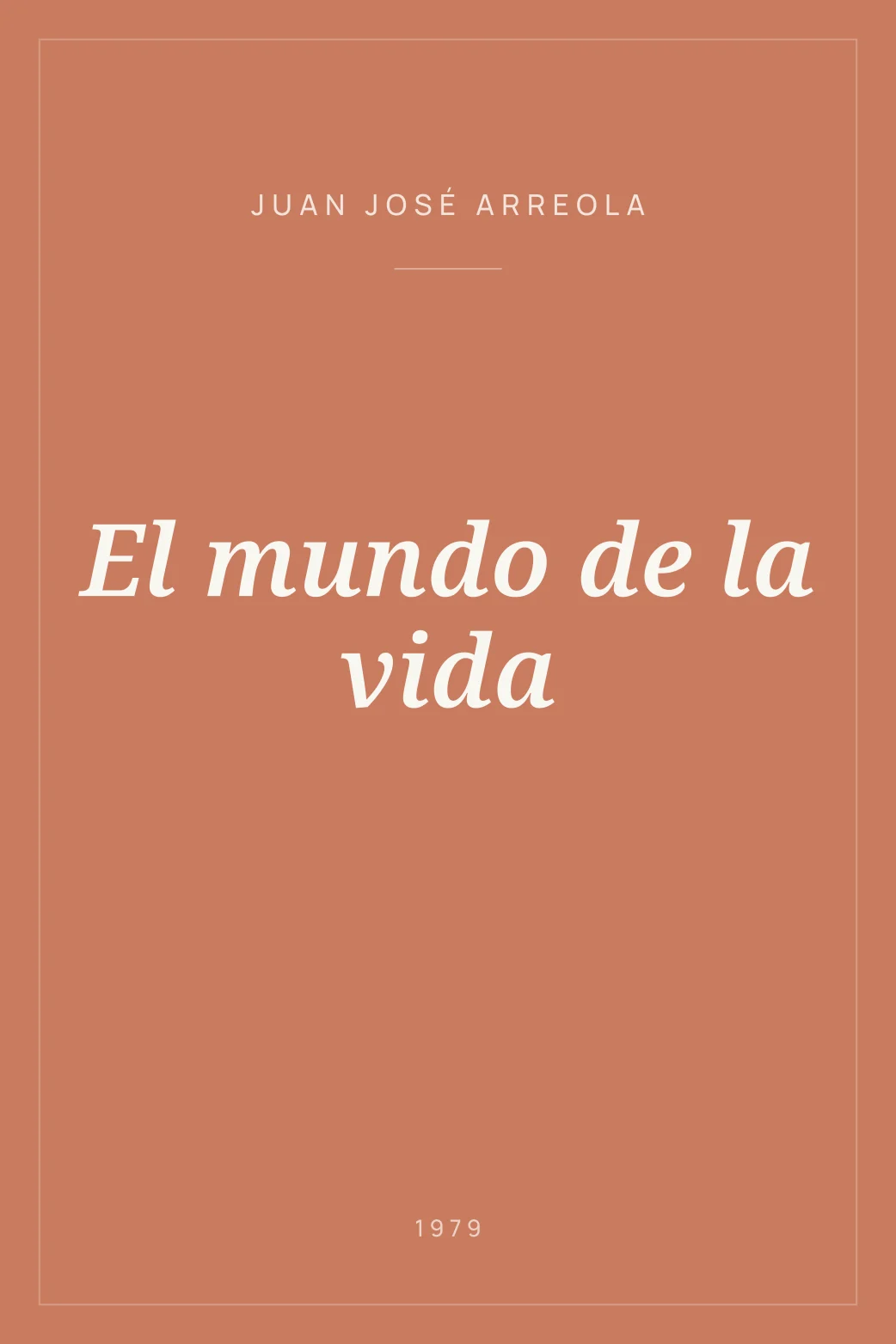 Portada de El mundo de la vida