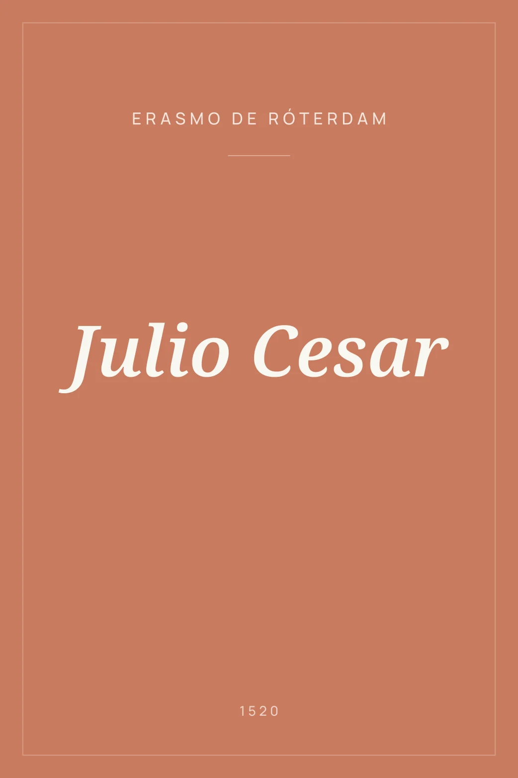 Portada de Julio Cesar