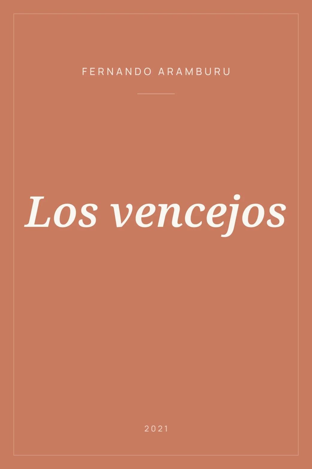 Portada de Los vencejos