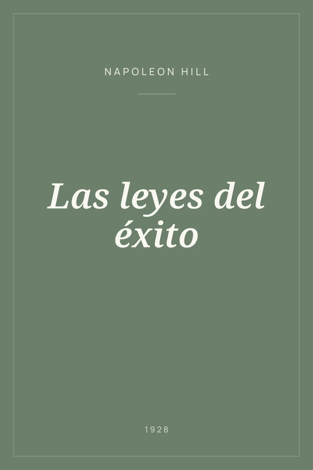 Portada de Las leyes del éxito