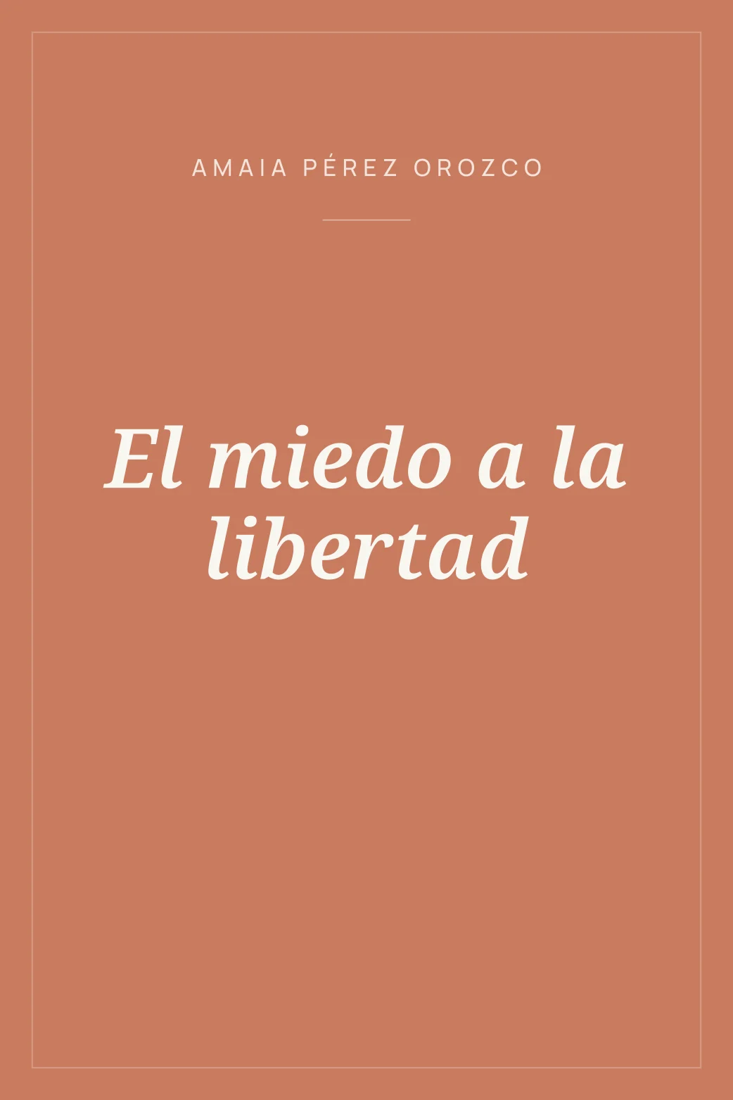 Portada de El miedo a la libertad