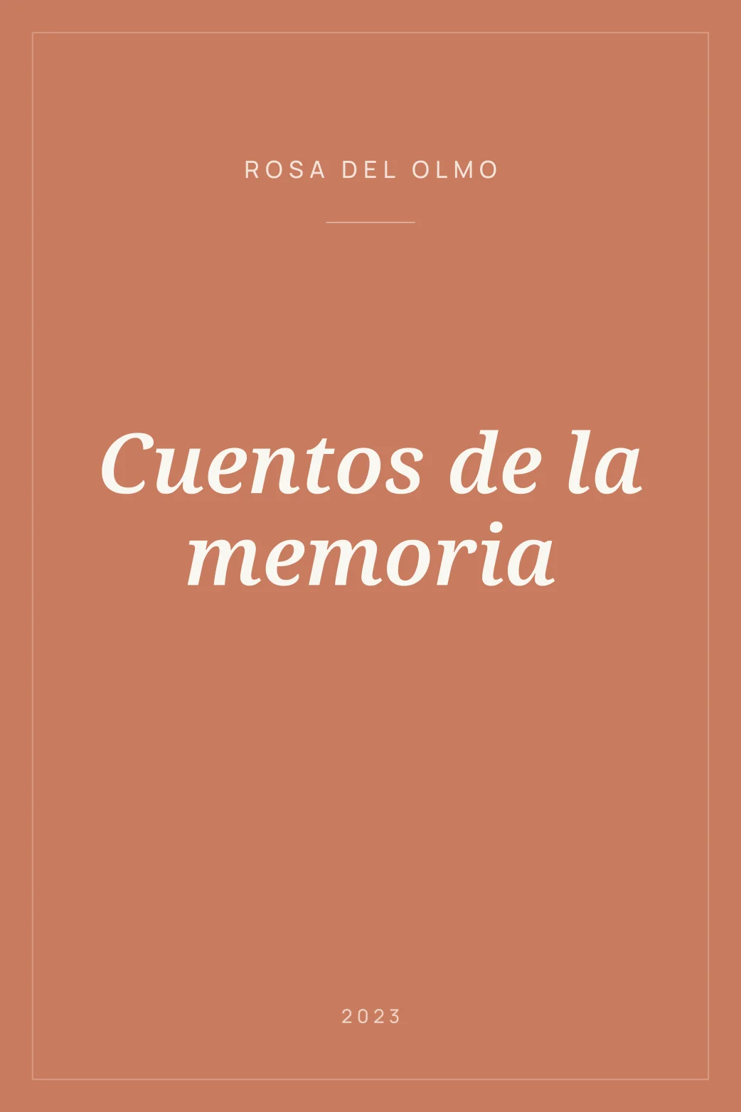 Portada de Cuentos de la memoria