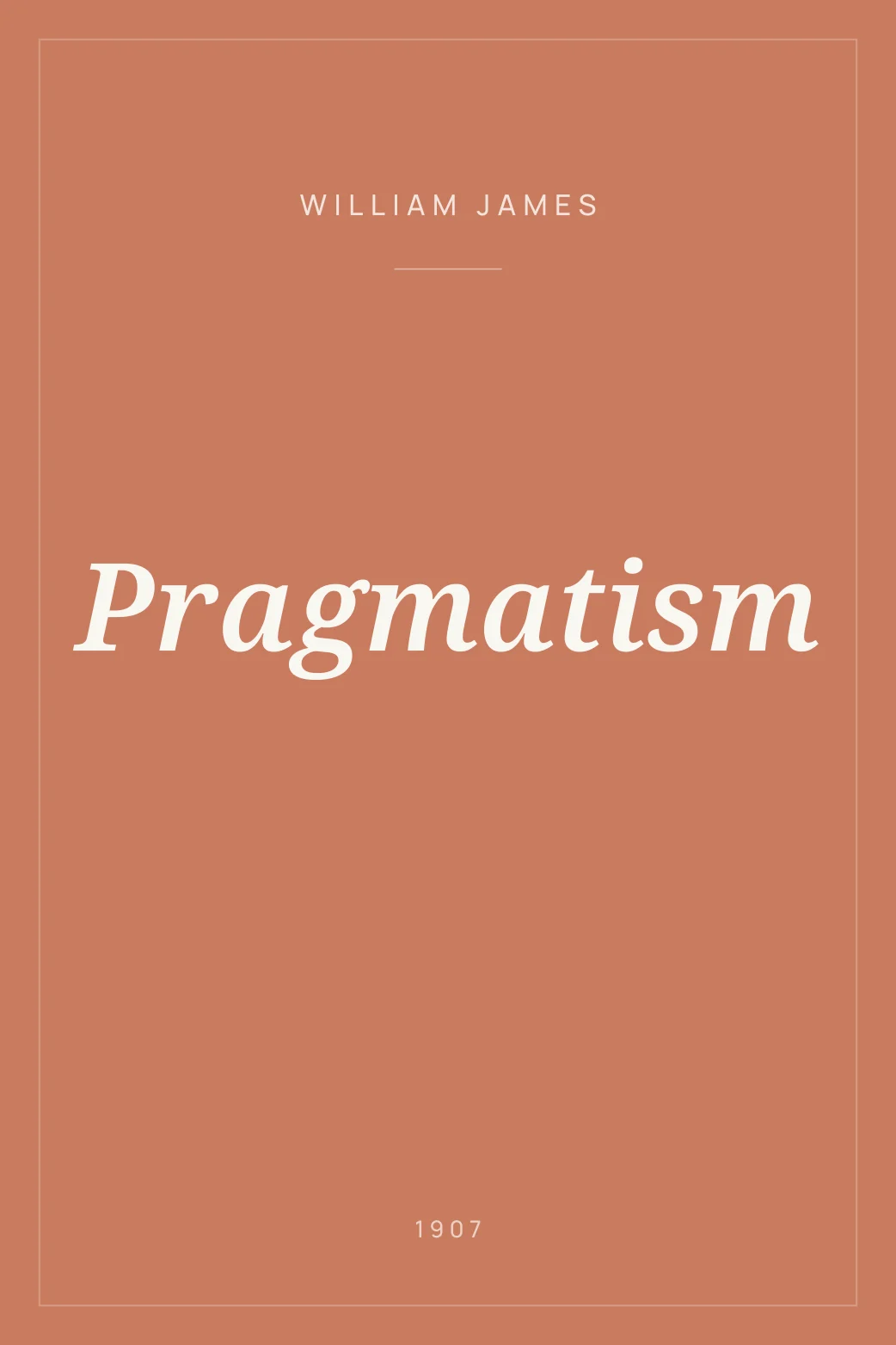Portada de Pragmatism