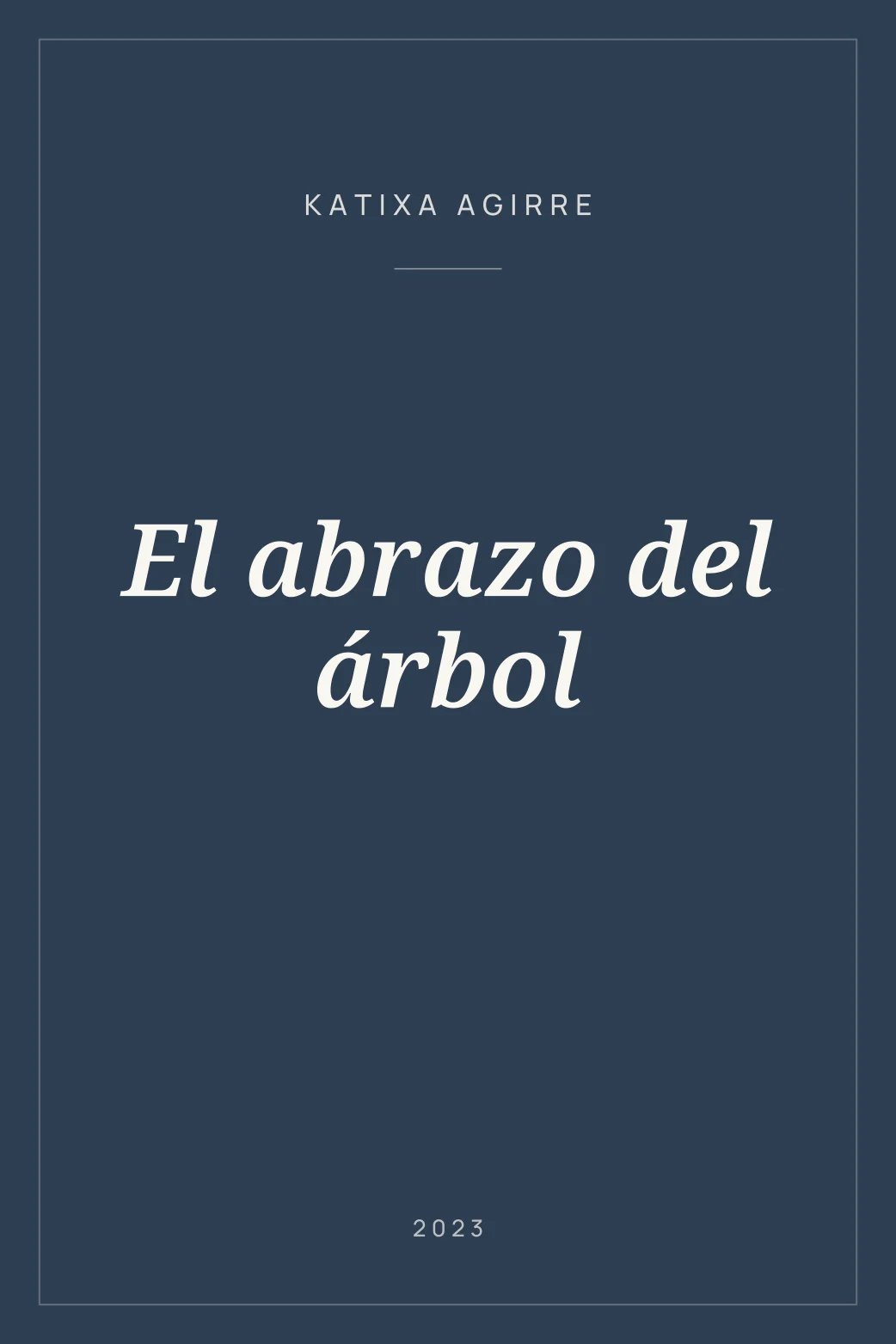 Portada de El abrazo del árbol