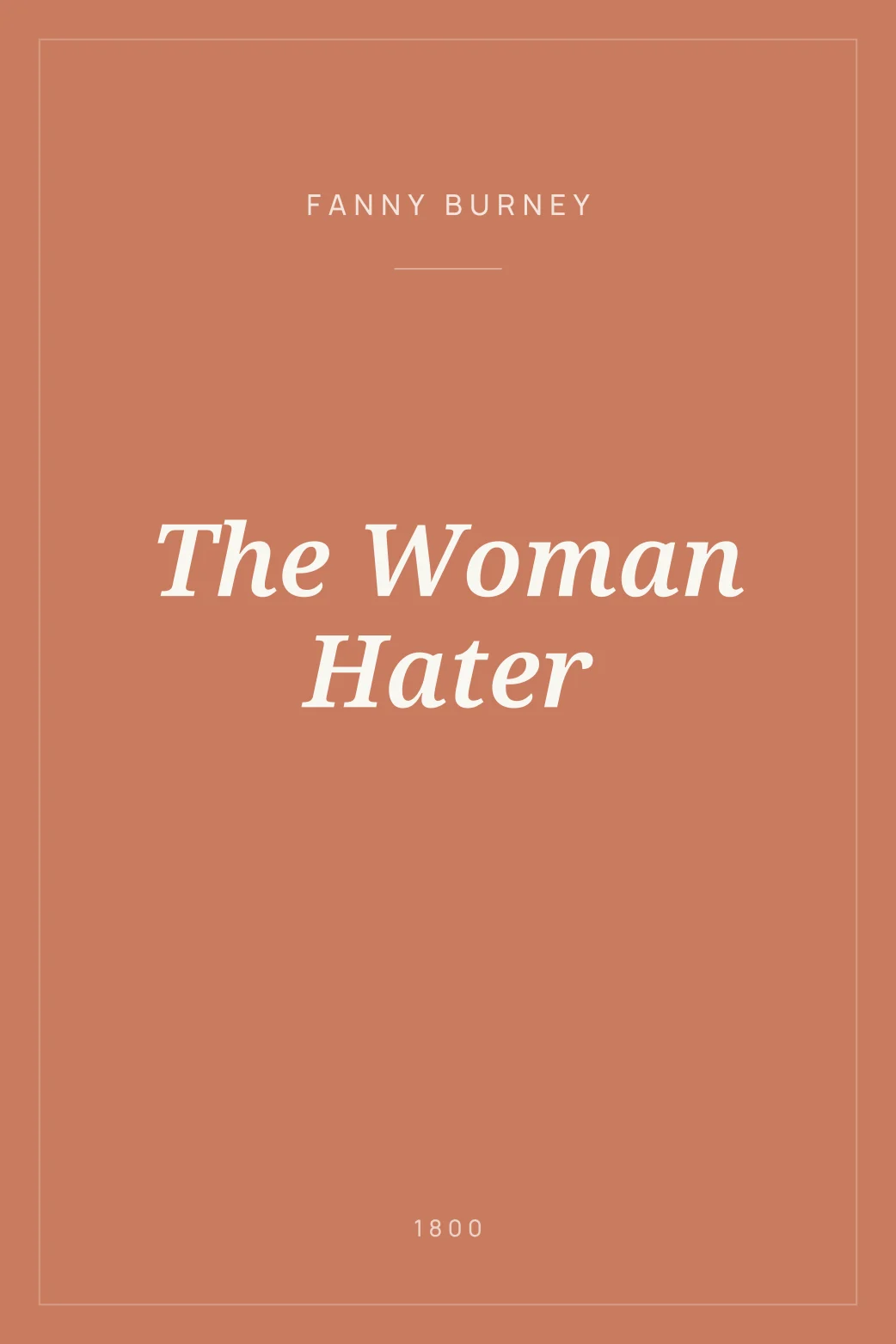 Portada de The Woman Hater