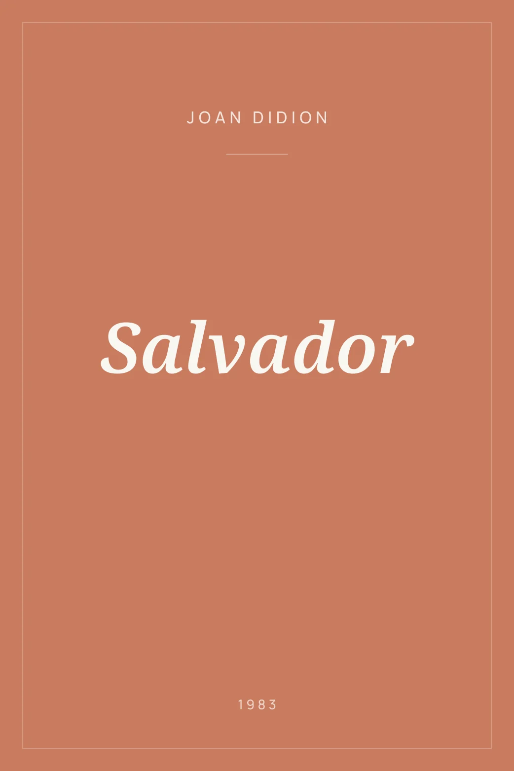 Portada de Salvador