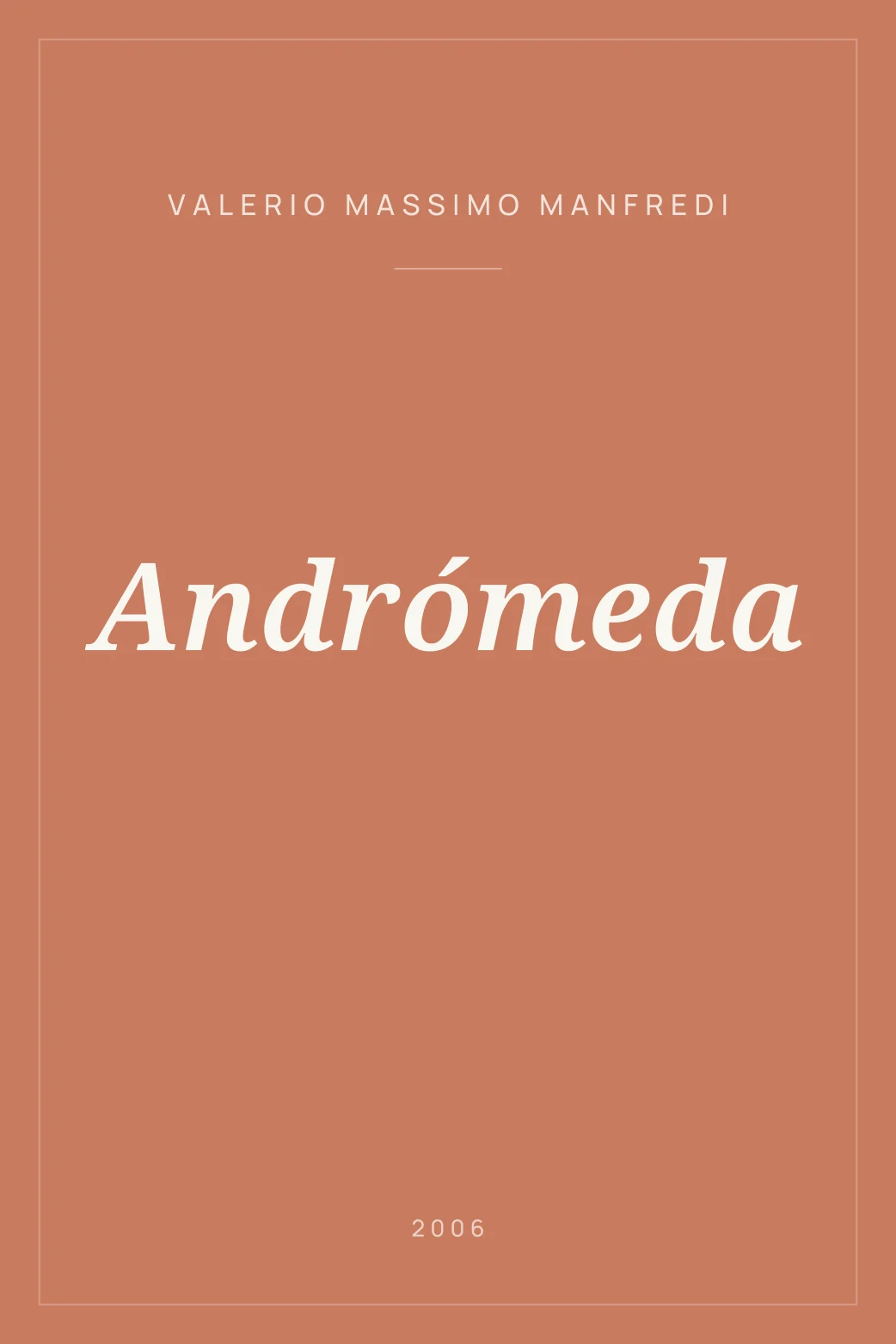 Portada de Andrómeda