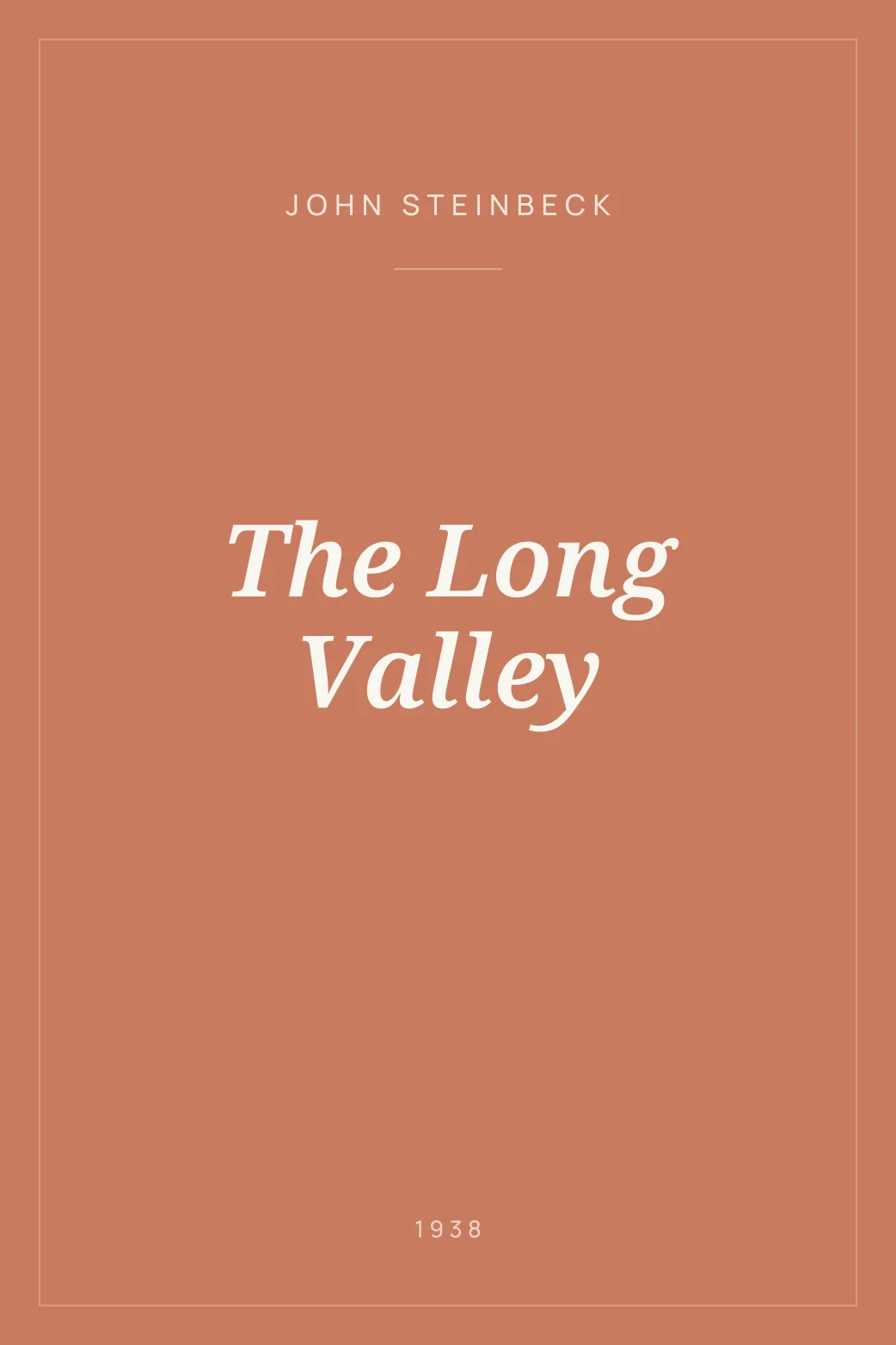 Portada de The Long Valley