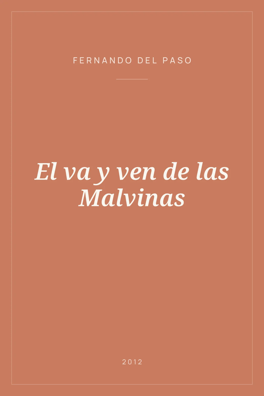 Portada de El va y ven de las Malvinas