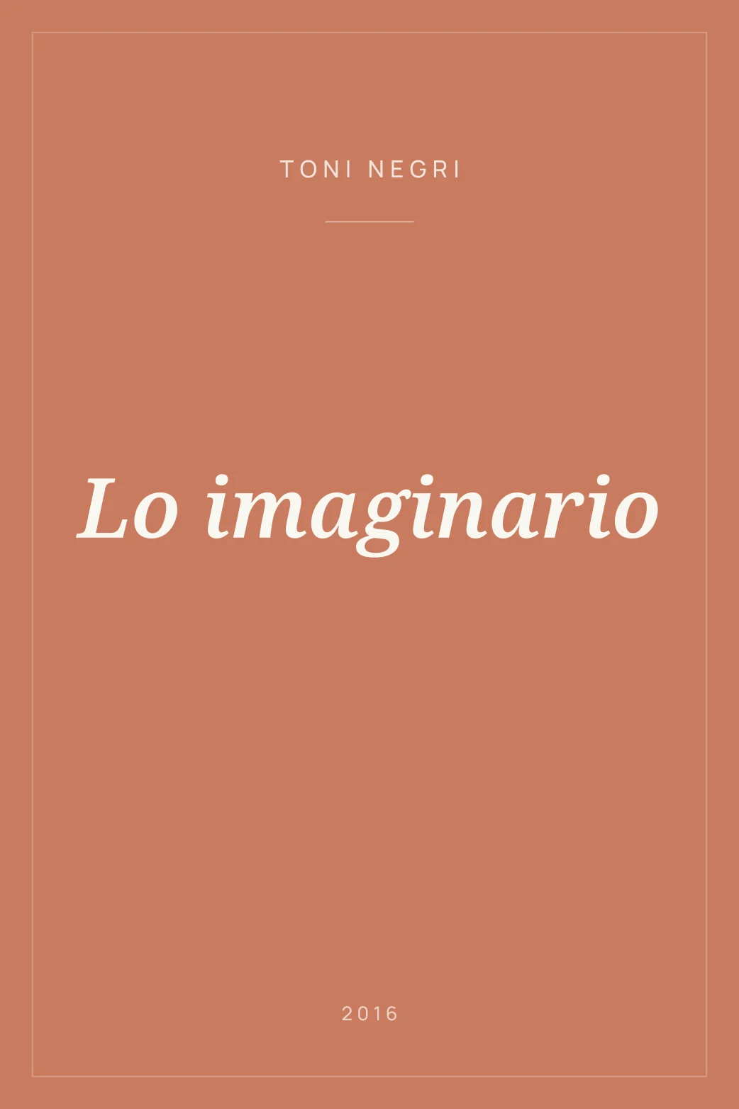 Portada de Lo imaginario
