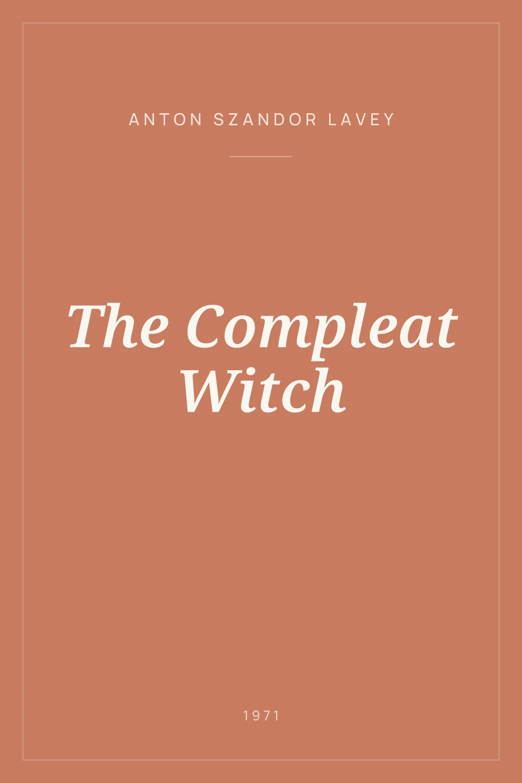 Portada de The Compleat Witch