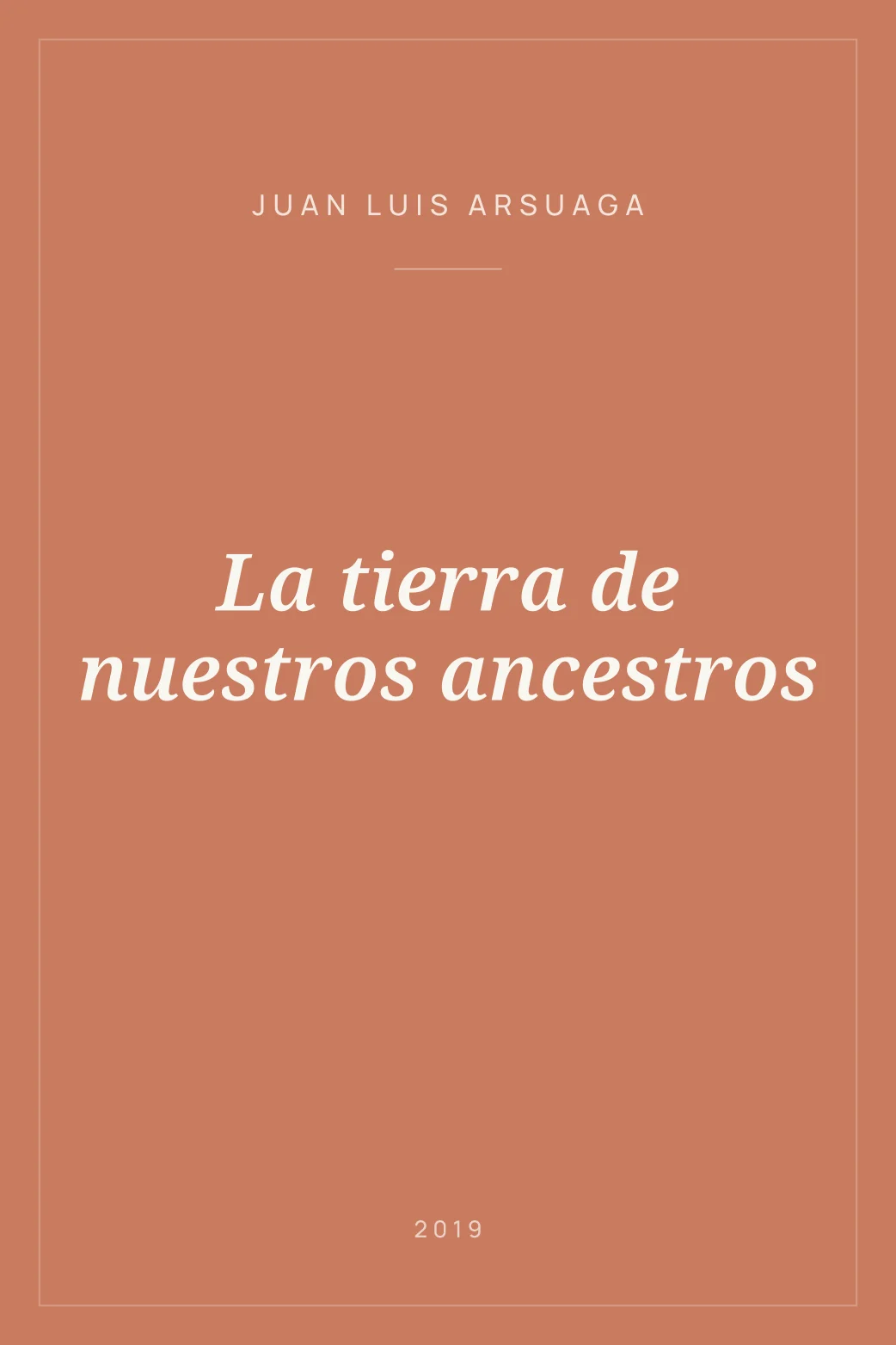 Portada de La tierra de nuestros ancestros
