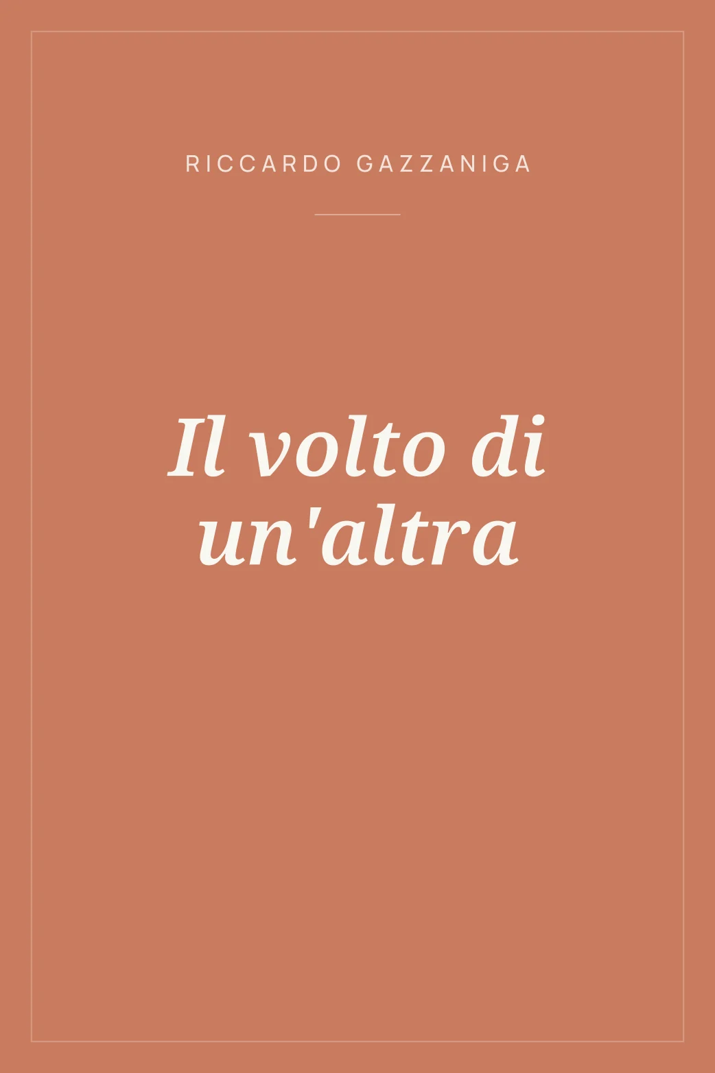 Portada de Il volto di un'altra