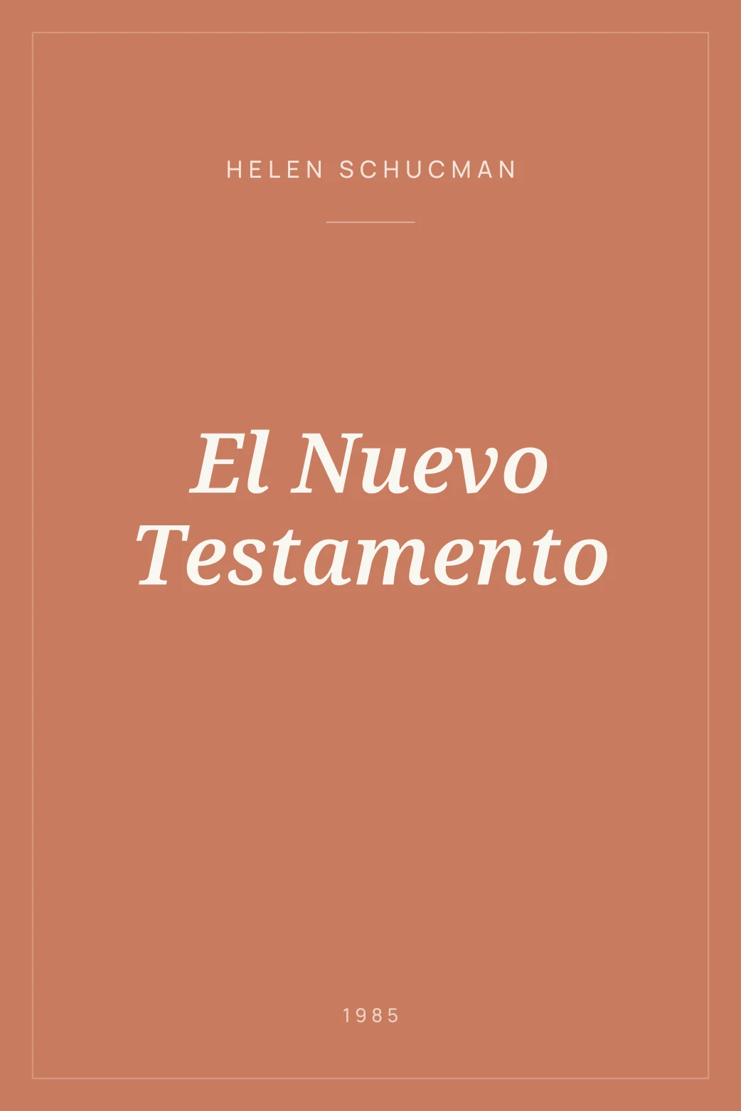 Portada de El Nuevo Testamento