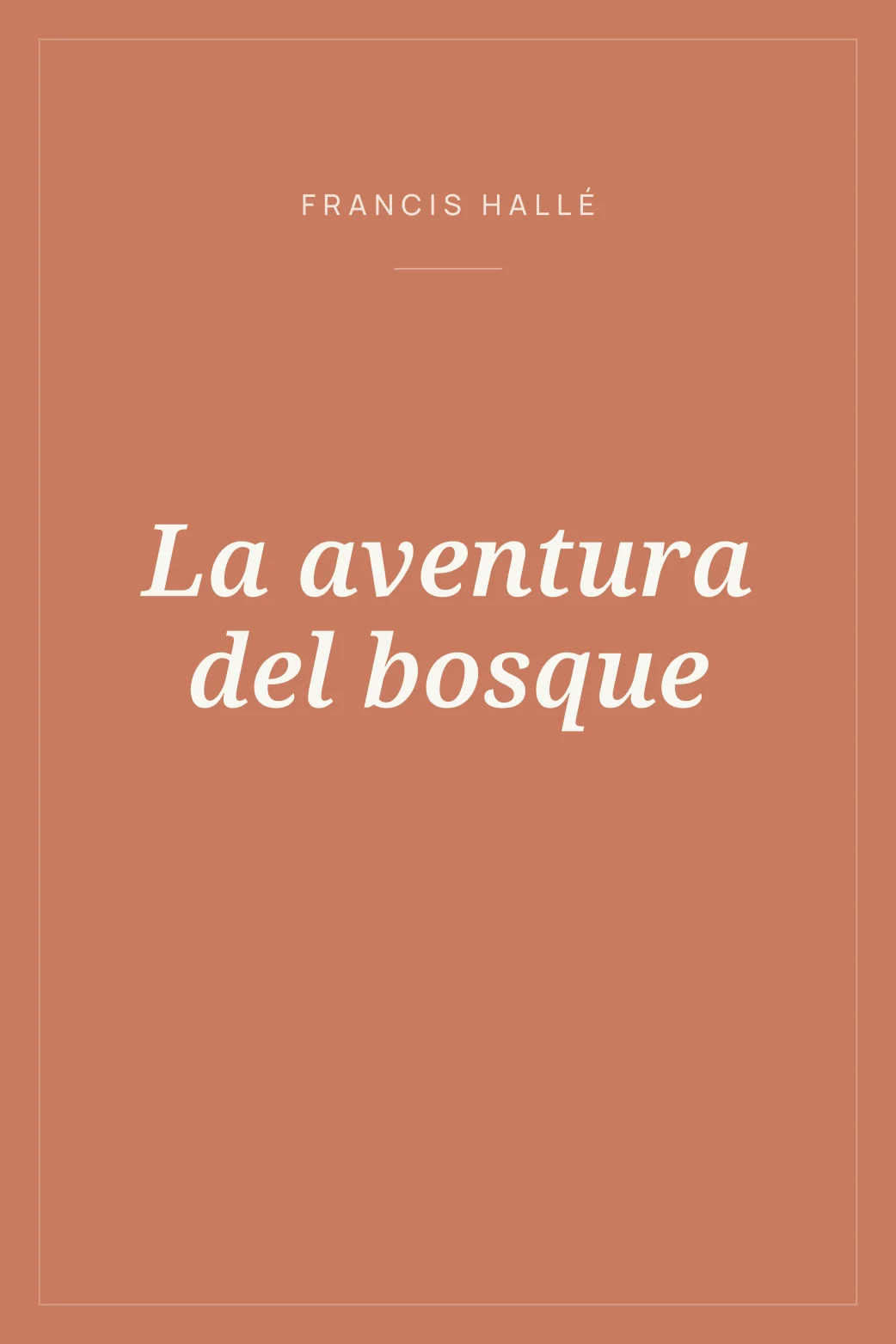 Portada de La aventura del bosque