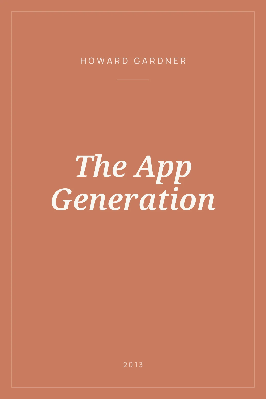 Portada de The App Generation