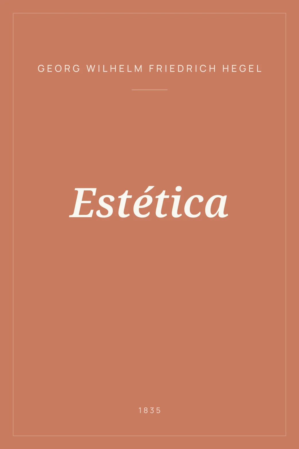 Portada de Estética