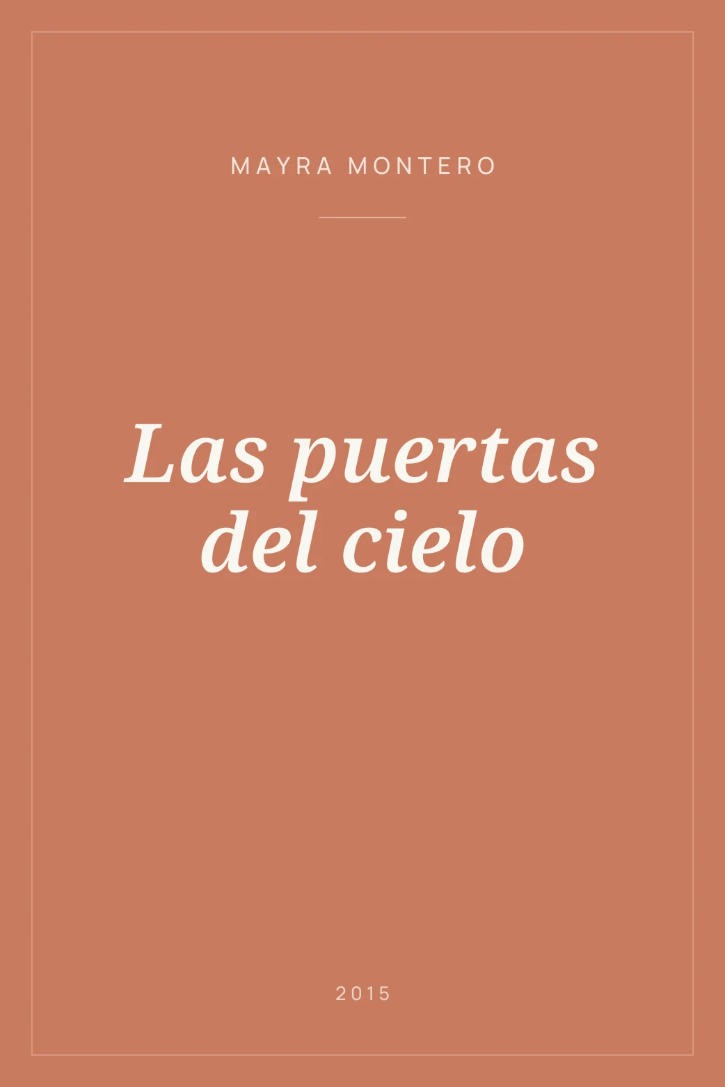 Portada de Las puertas del cielo