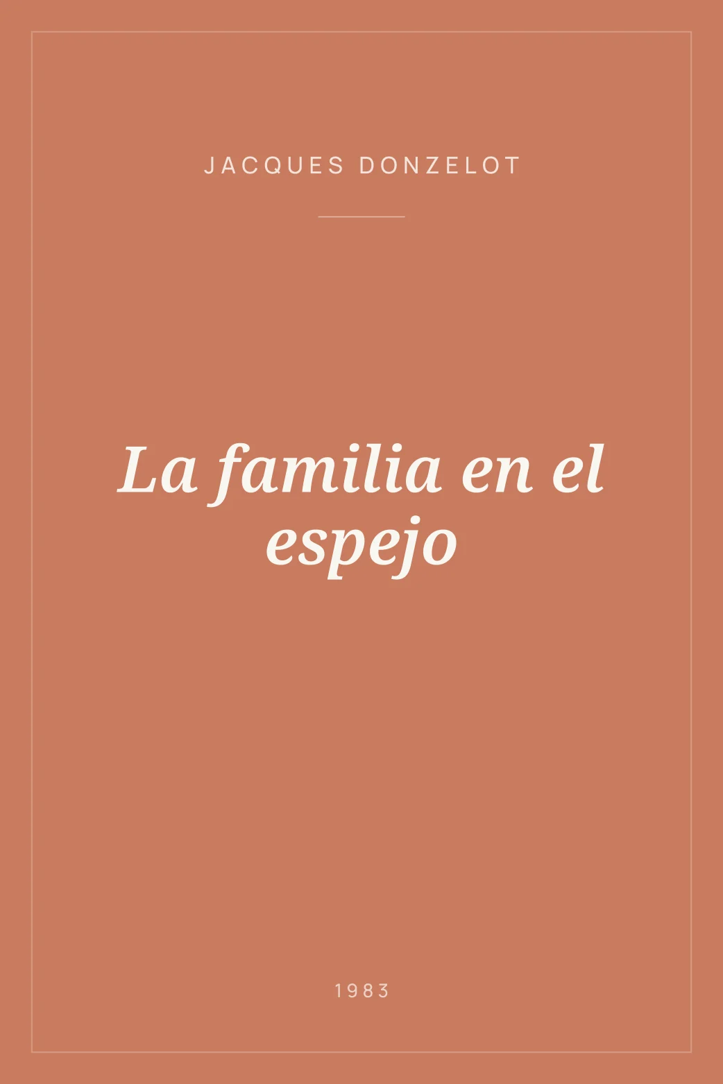 Portada de La familia en el espejo