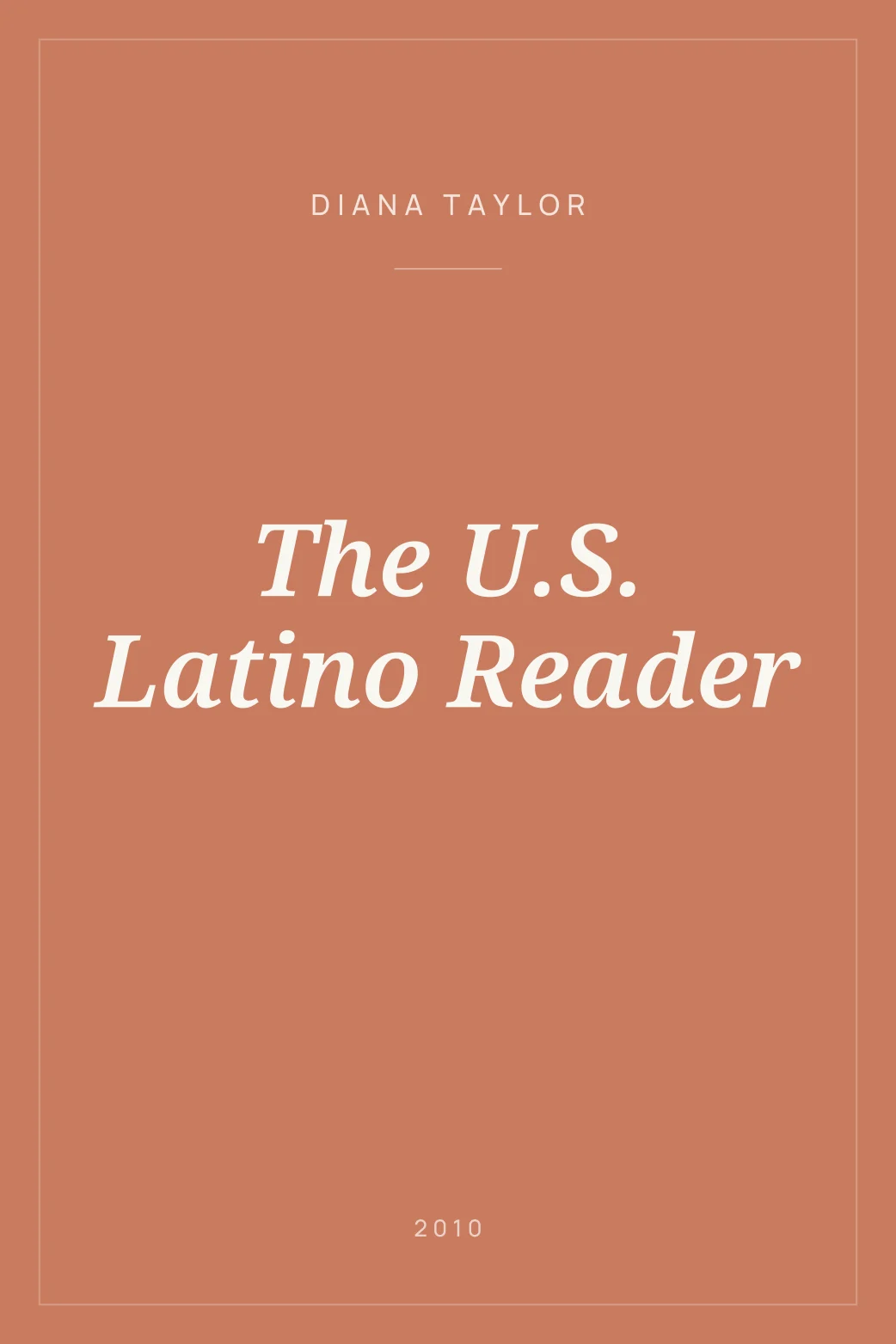 Portada de The U.S. Latino Reader