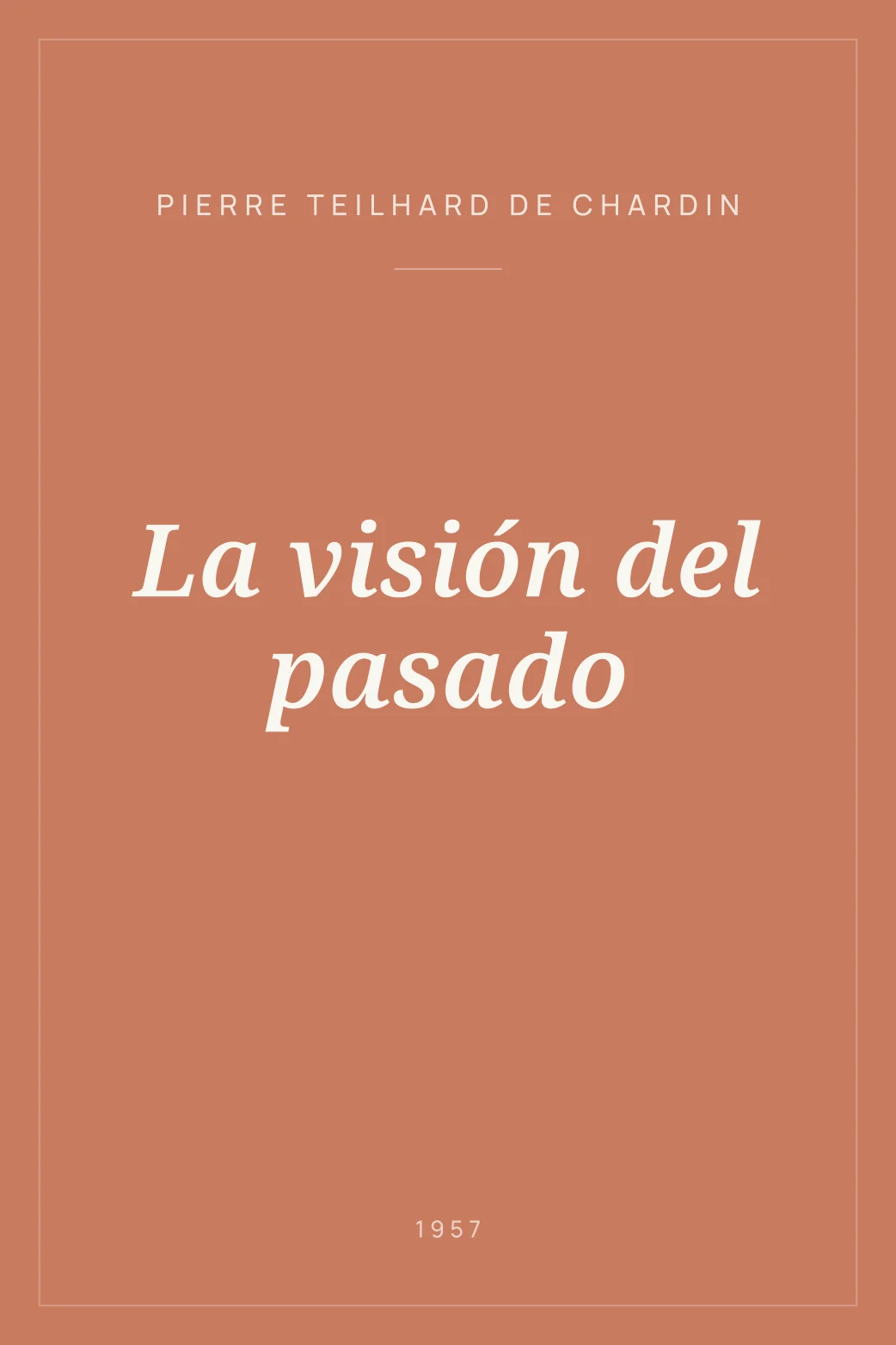 Portada de La visión del pasado