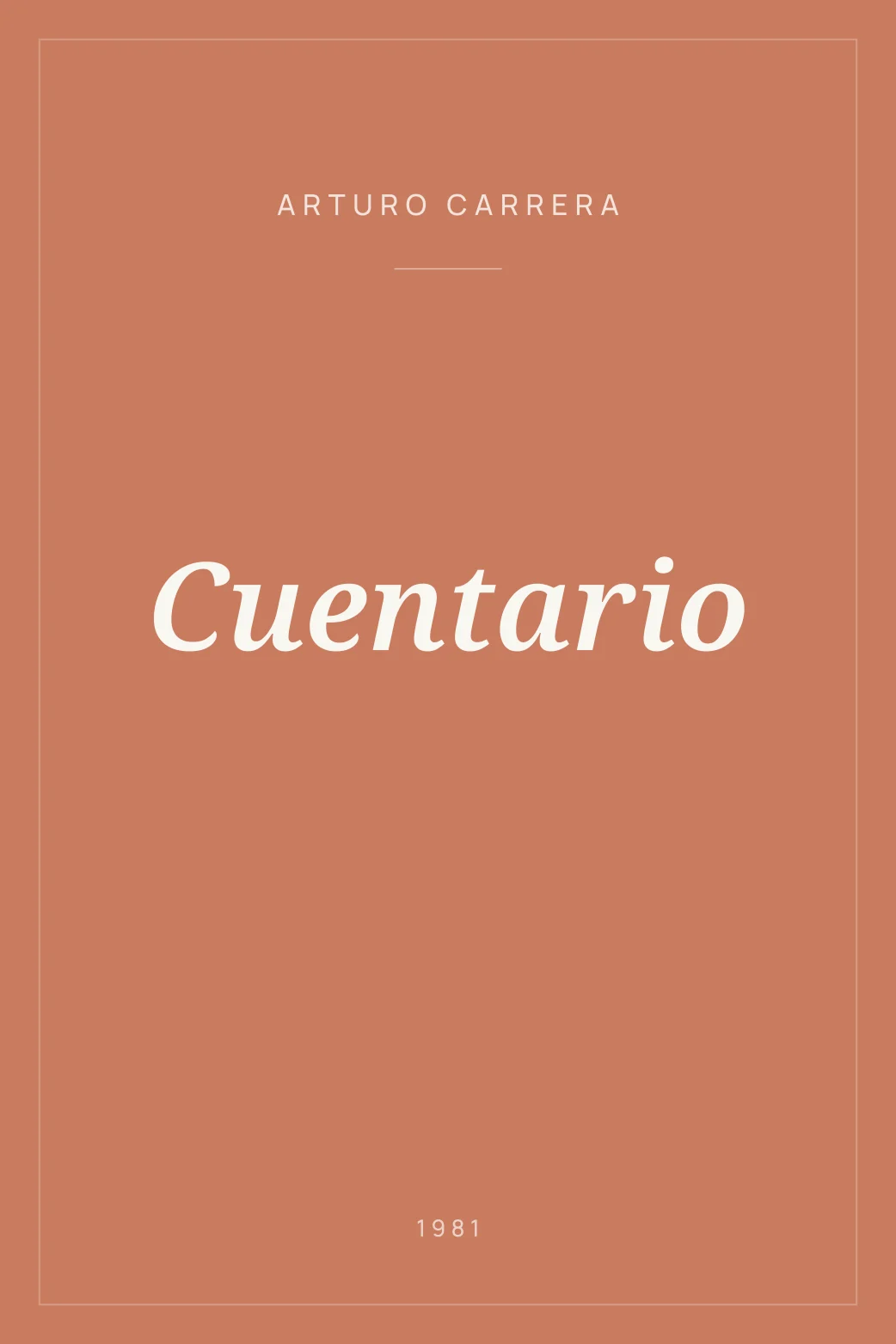 Portada de Cuentario