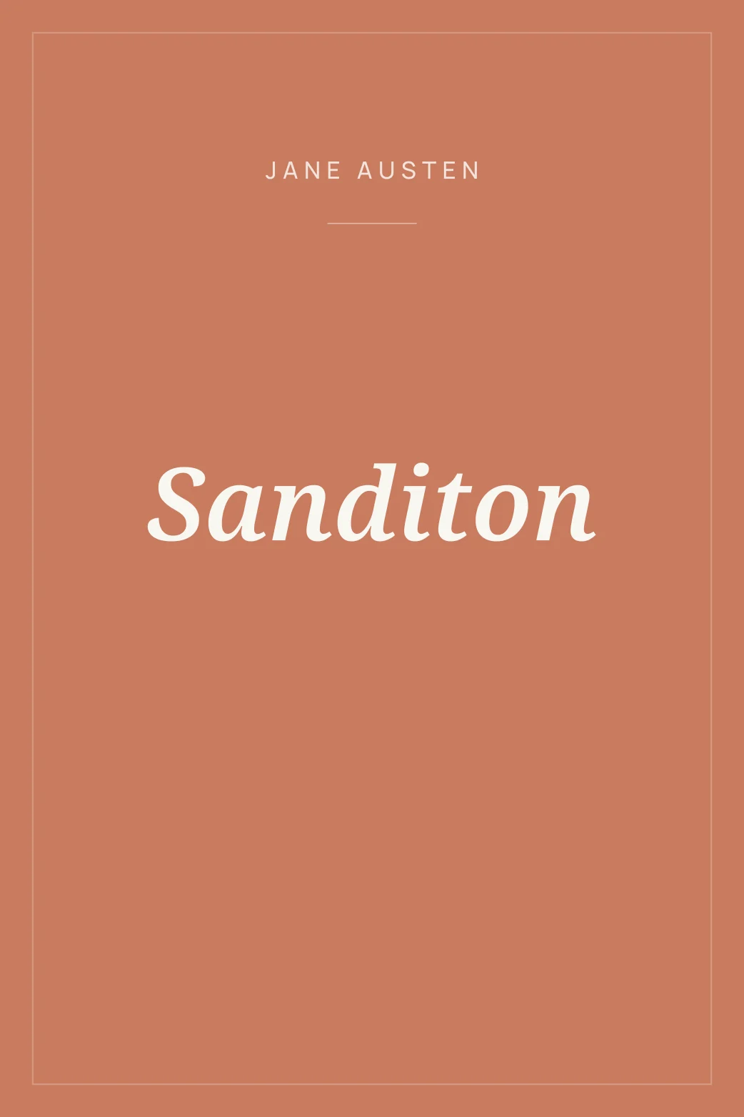 Portada de Sanditon