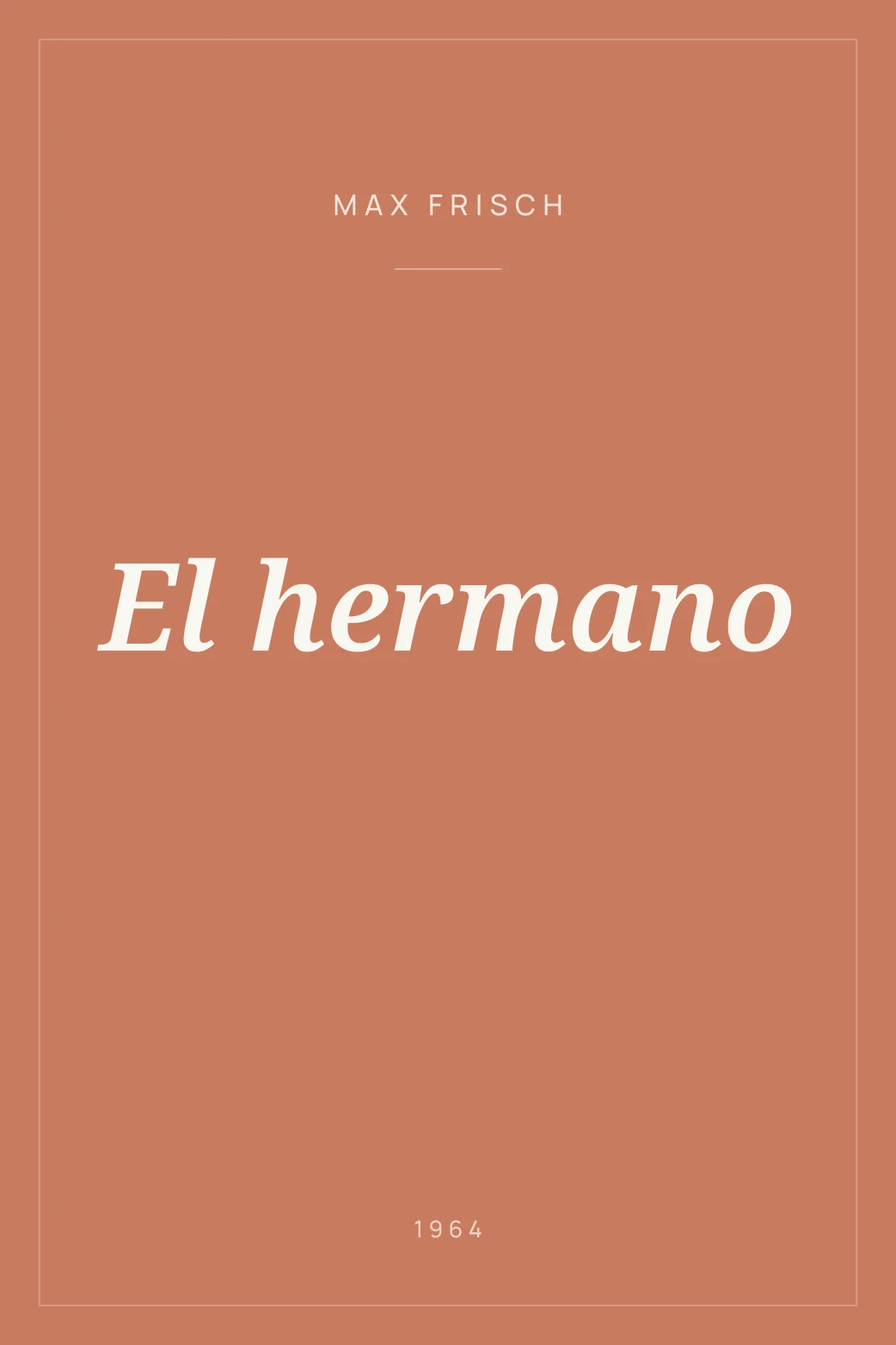 Portada de El hermano