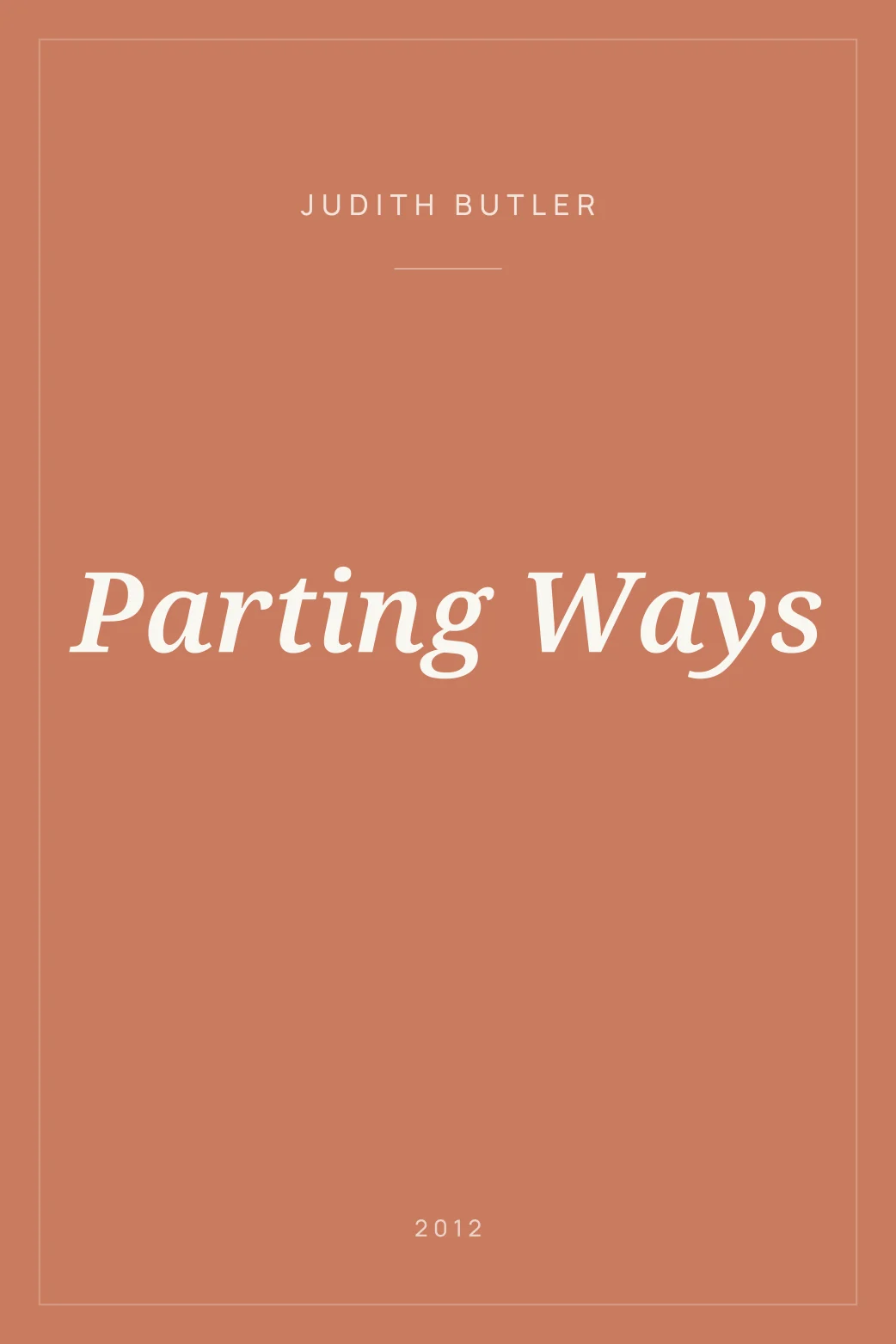 Portada de Parting Ways