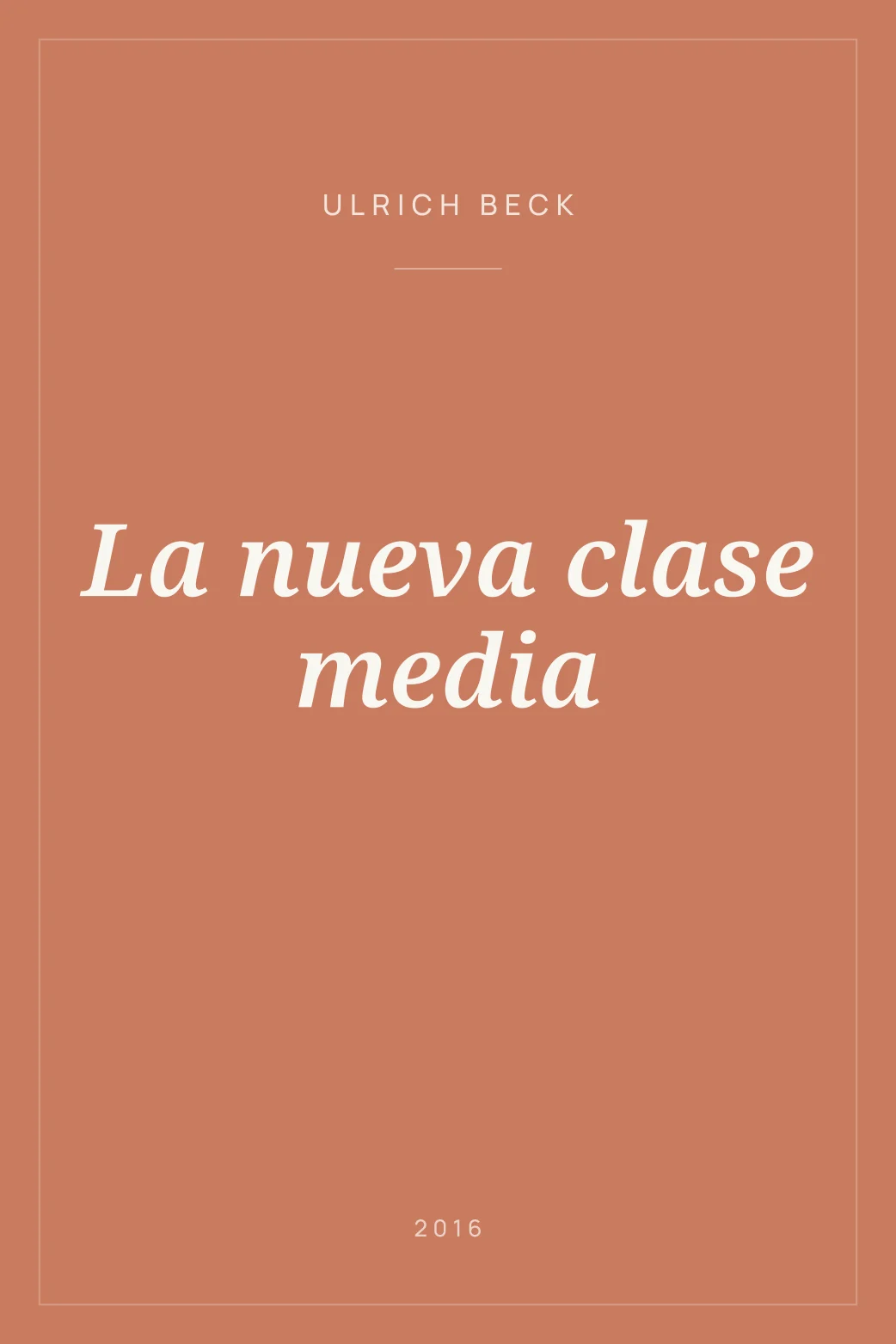 Portada de La nueva clase media