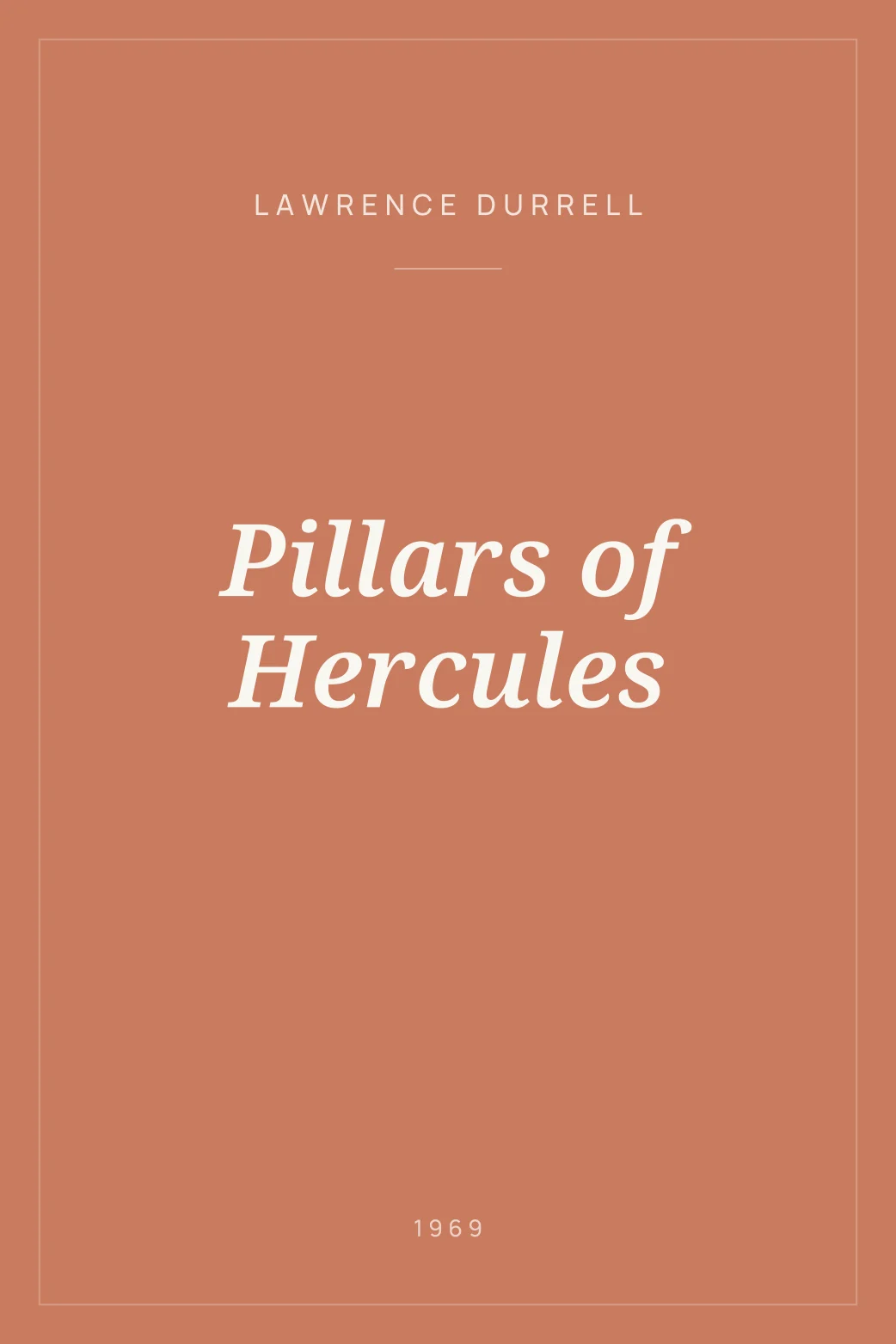 Portada de Pillars of Hercules