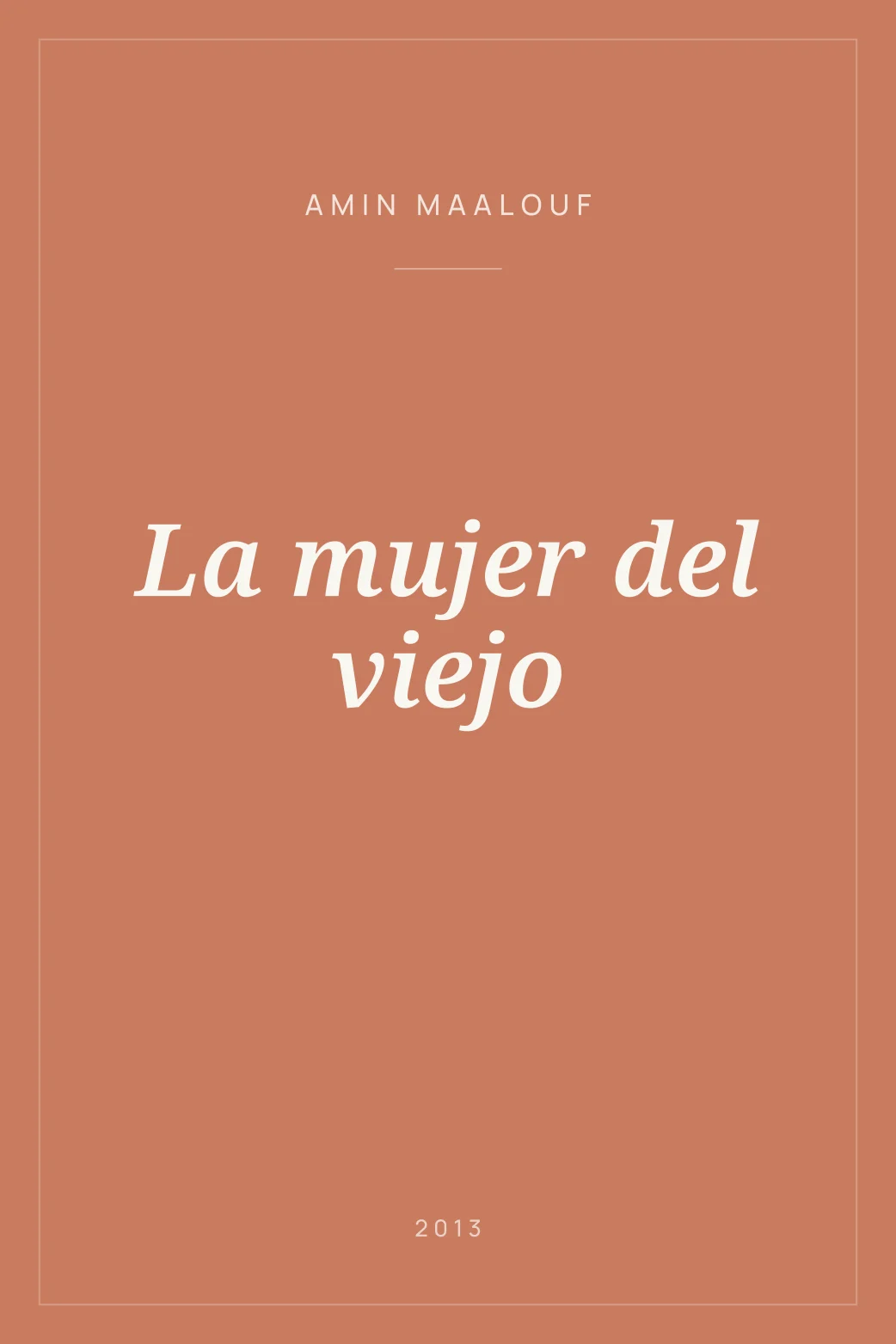 Portada de La mujer del viejo