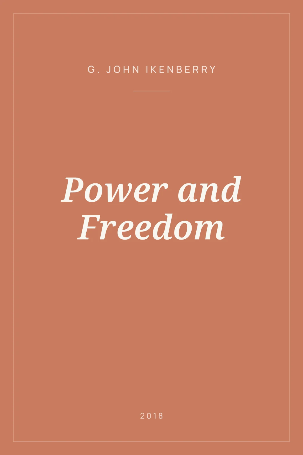 Portada de Power and Freedom