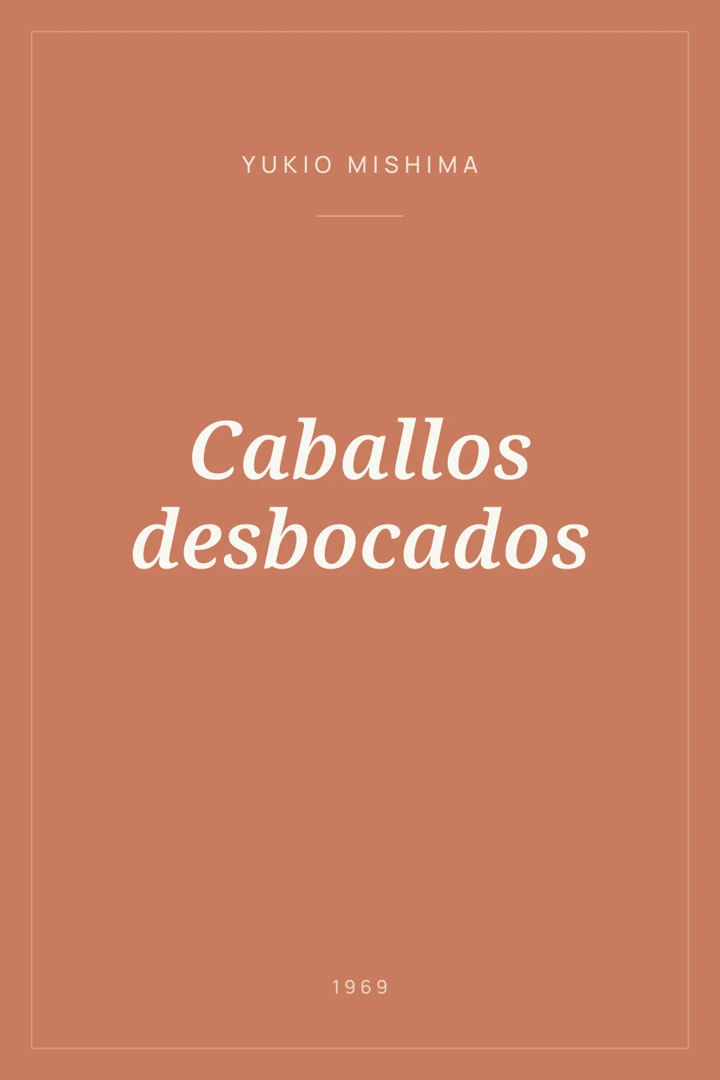 Portada de Caballos desbocados