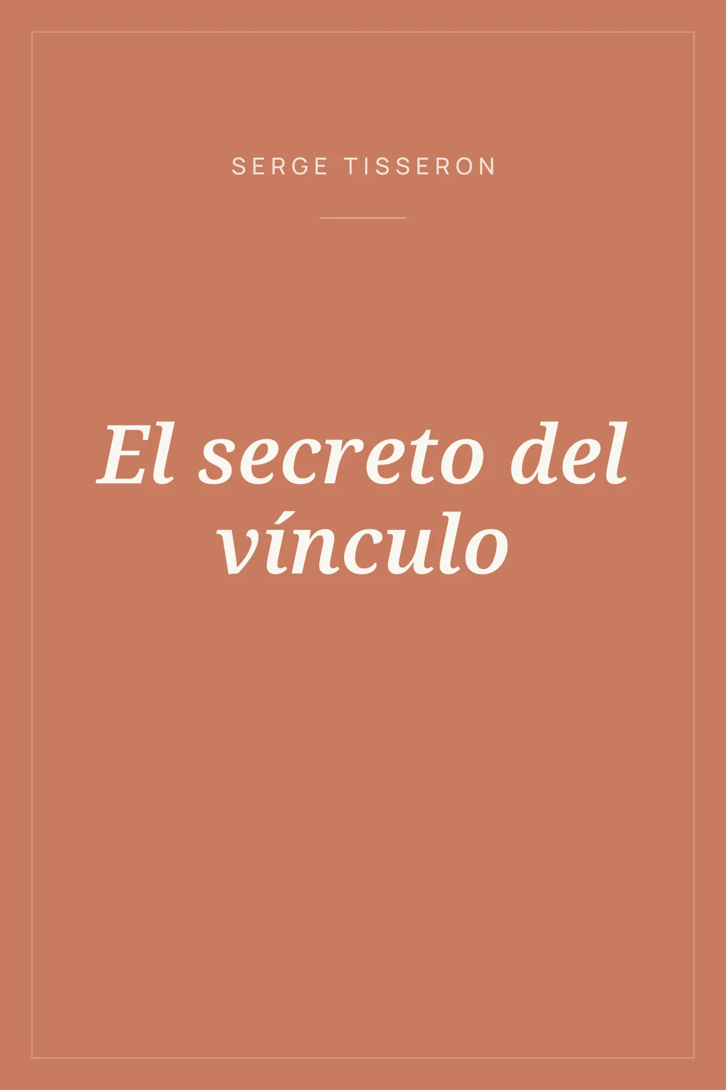 Portada de El secreto del vínculo