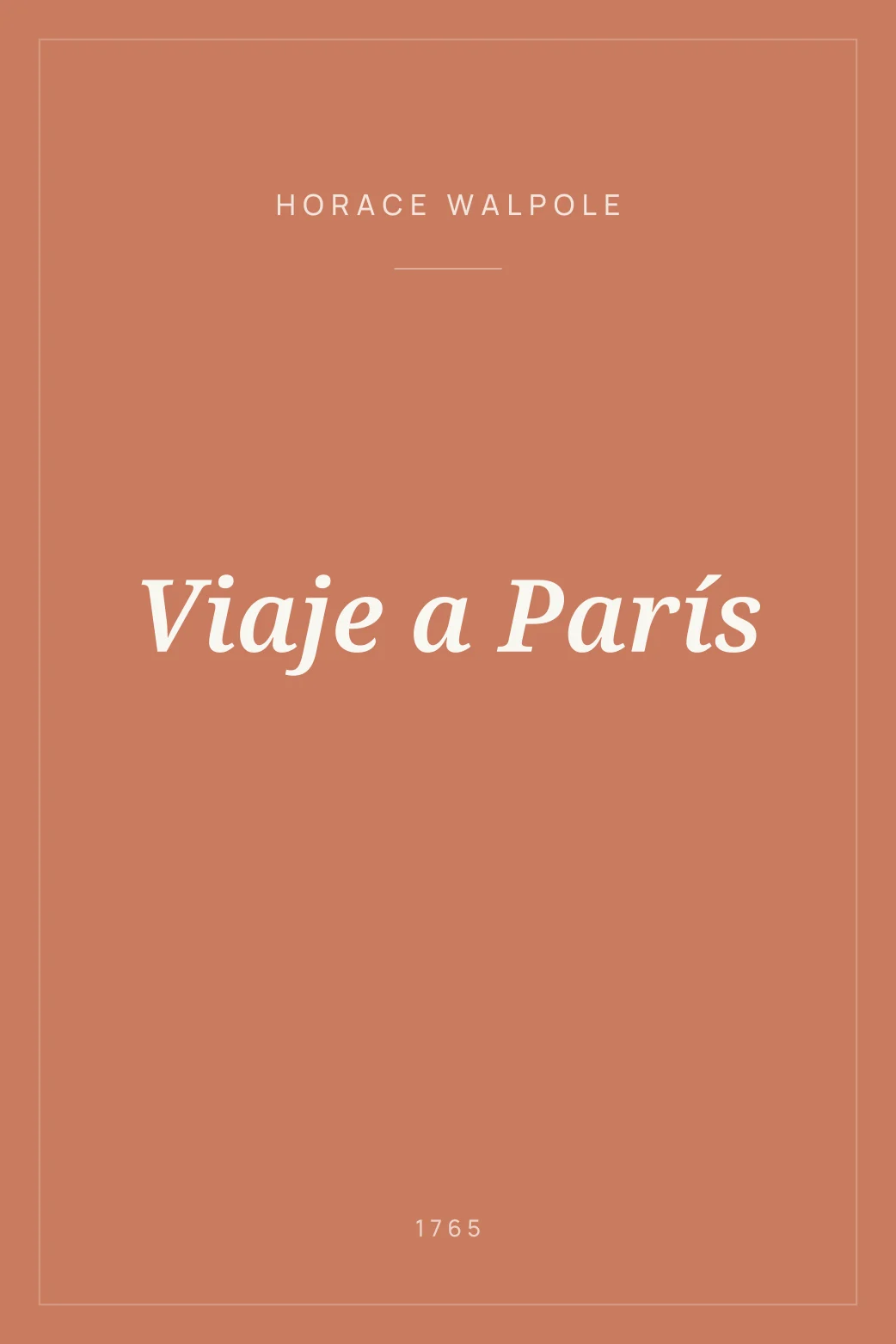 Portada de Viaje a París