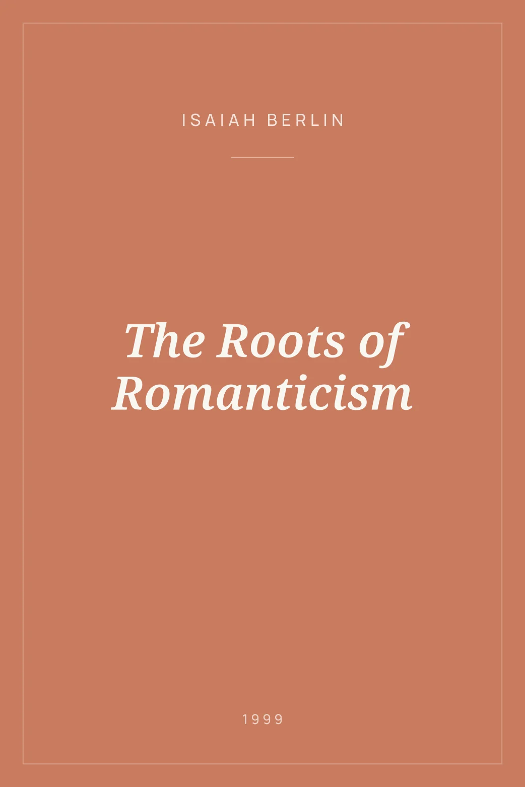 Portada de The Roots of Romanticism