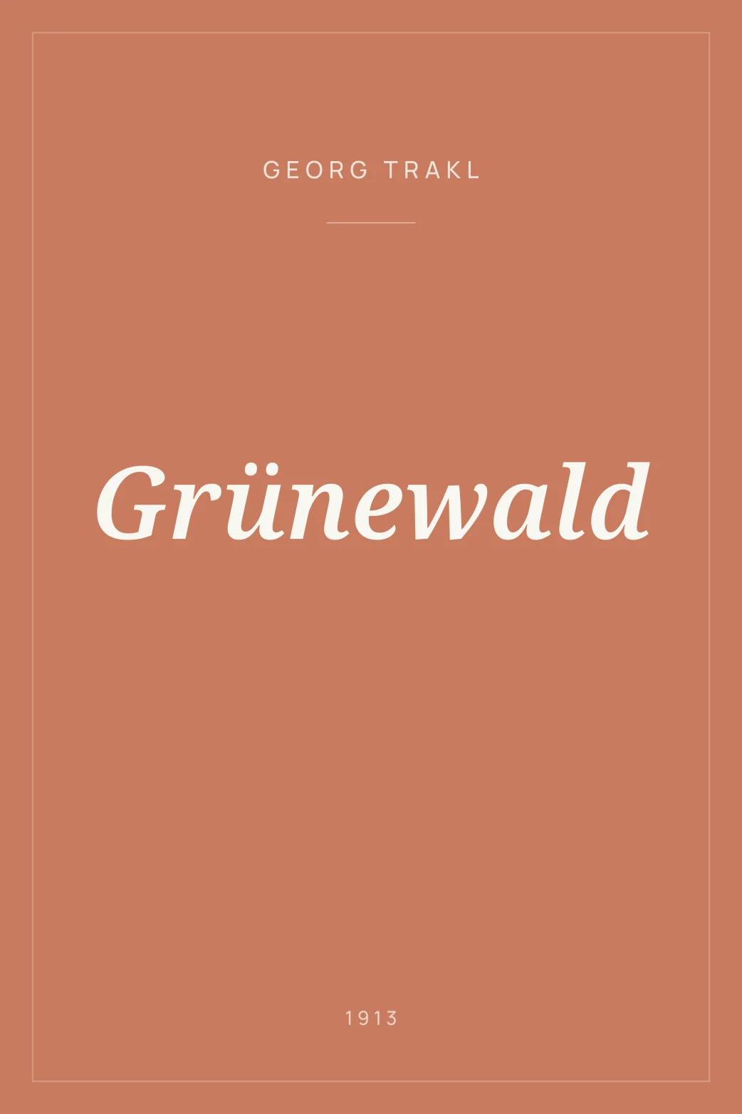 Portada de Grünewald