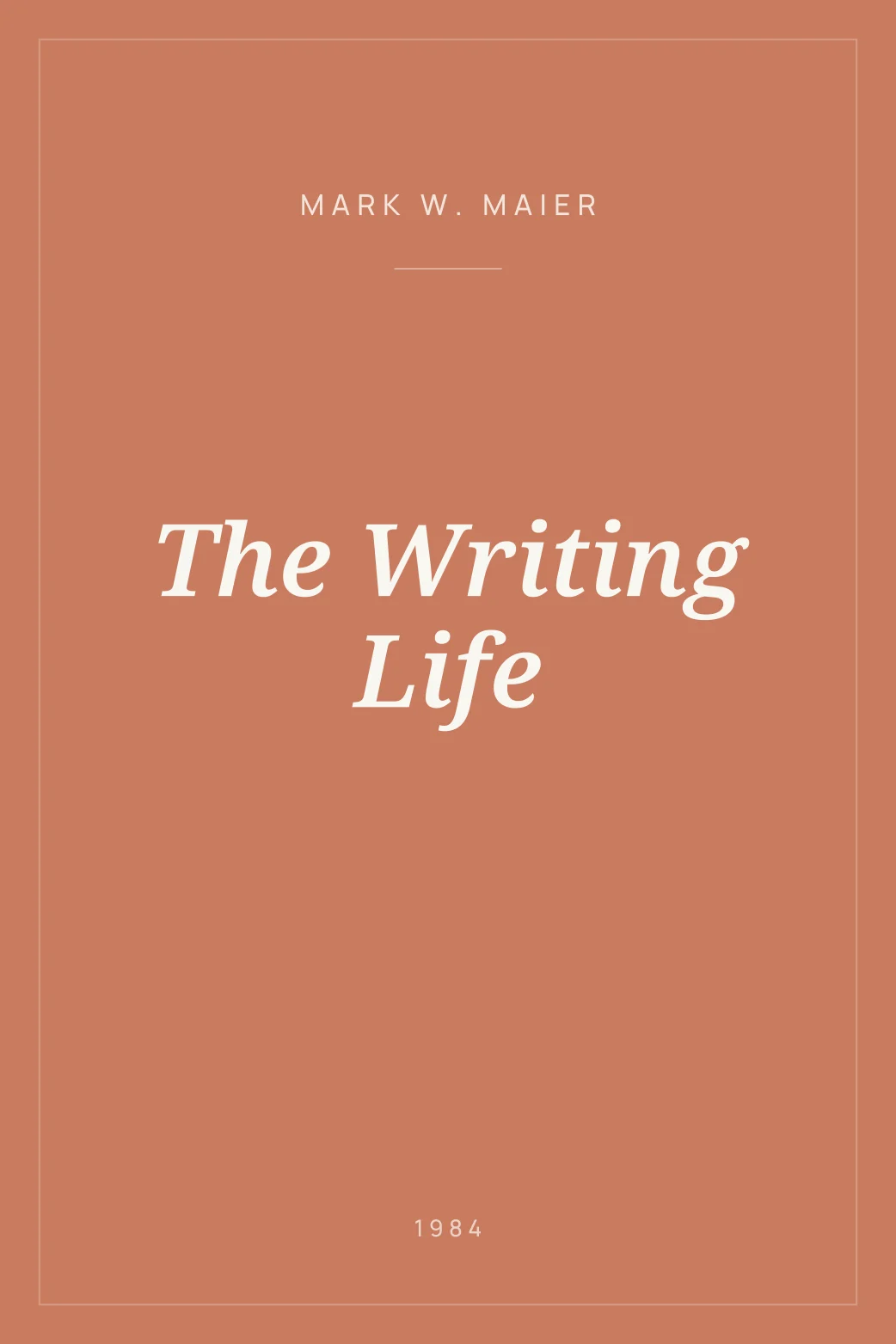 Portada de The Writing Life