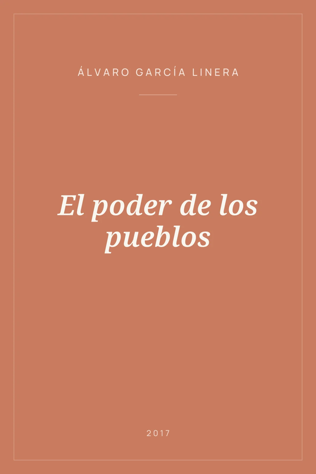 Portada de El poder de los pueblos