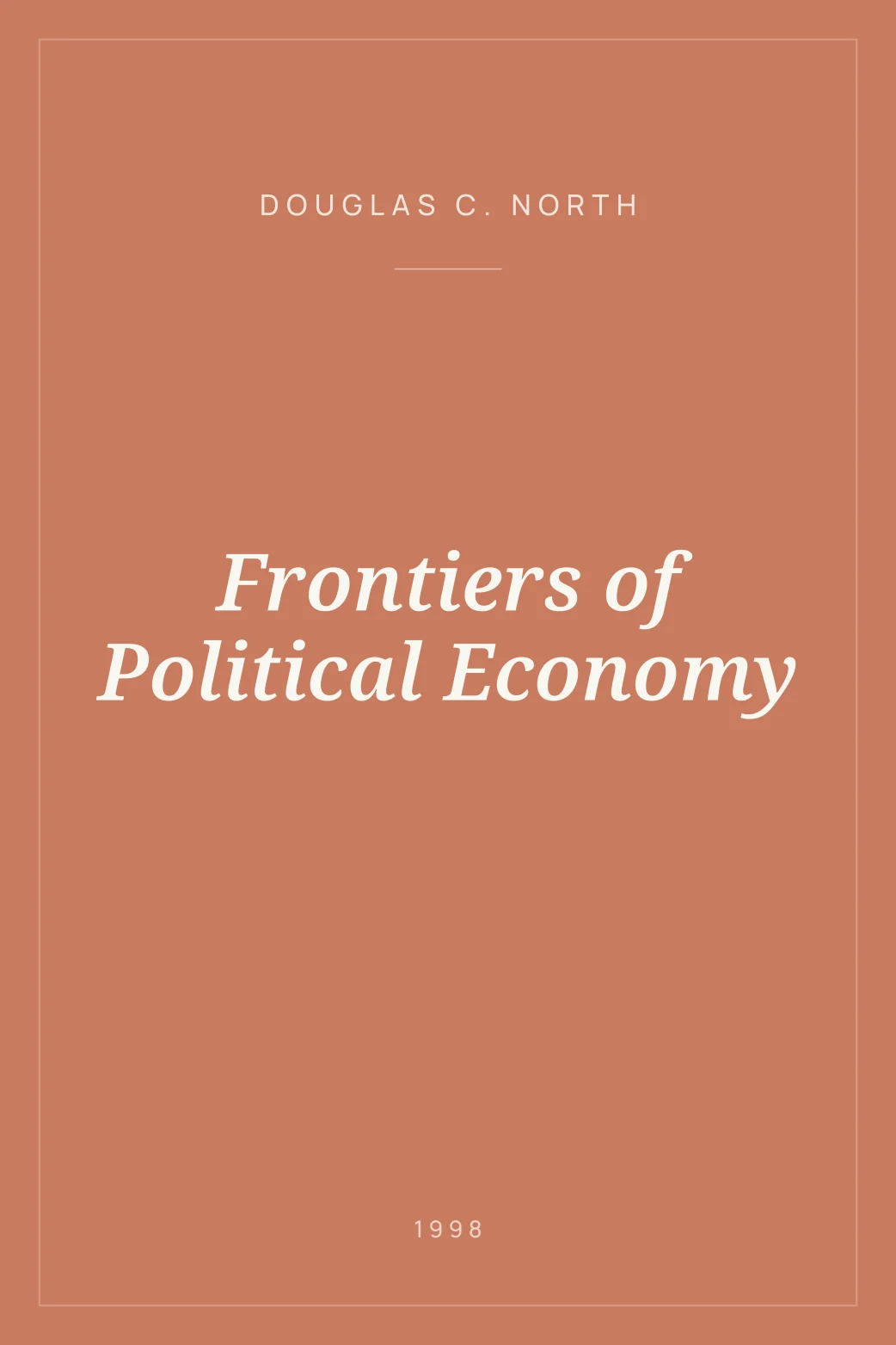 Portada de Frontiers of Political Economy
