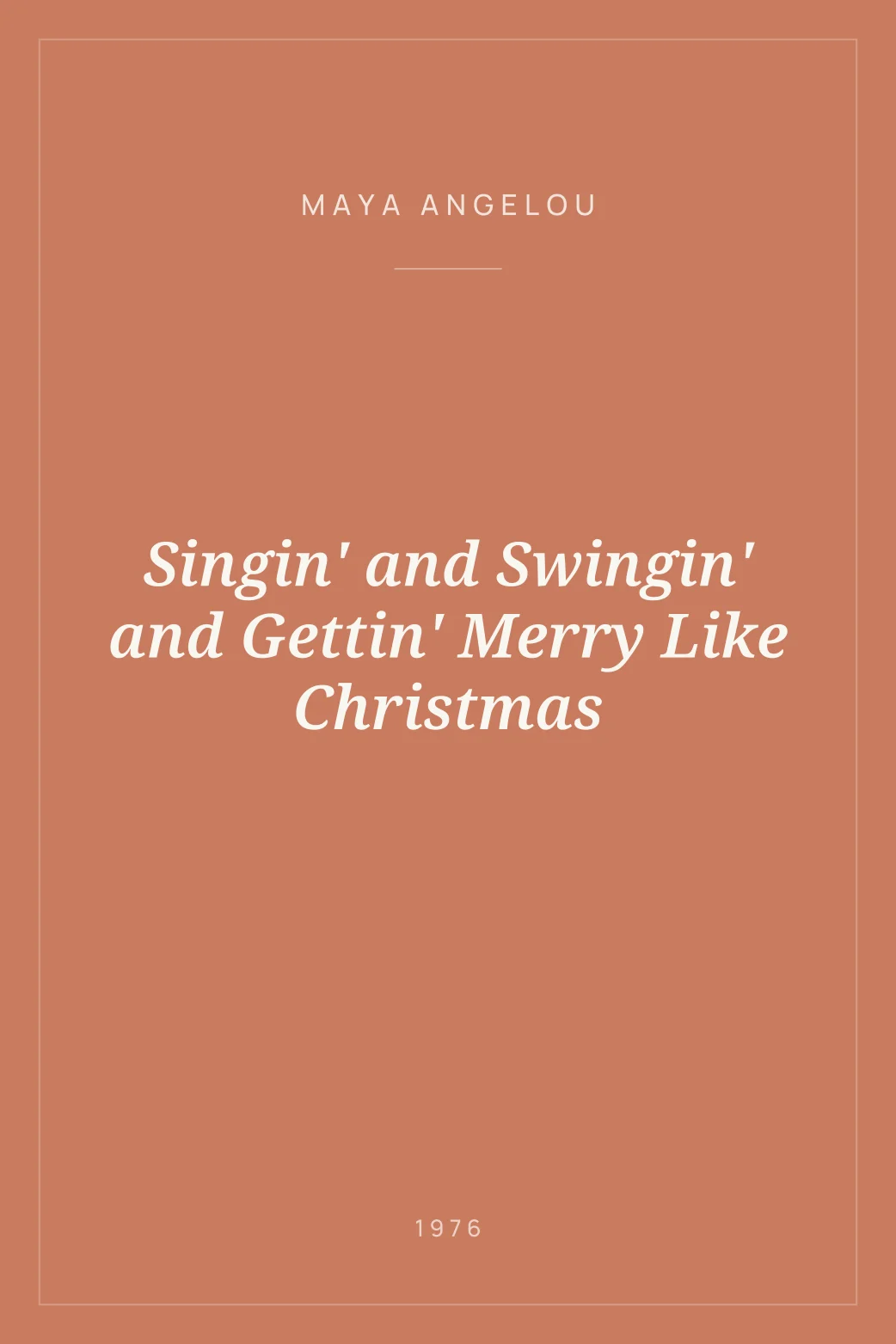 Portada de Singin' and Swingin' and Gettin' Merry Like Christmas