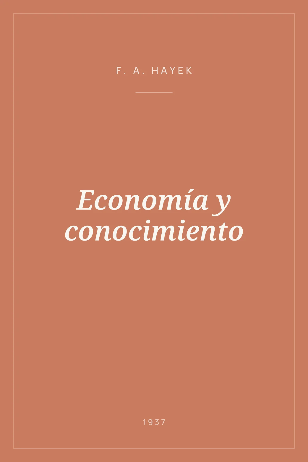 Portada de Economía y conocimiento