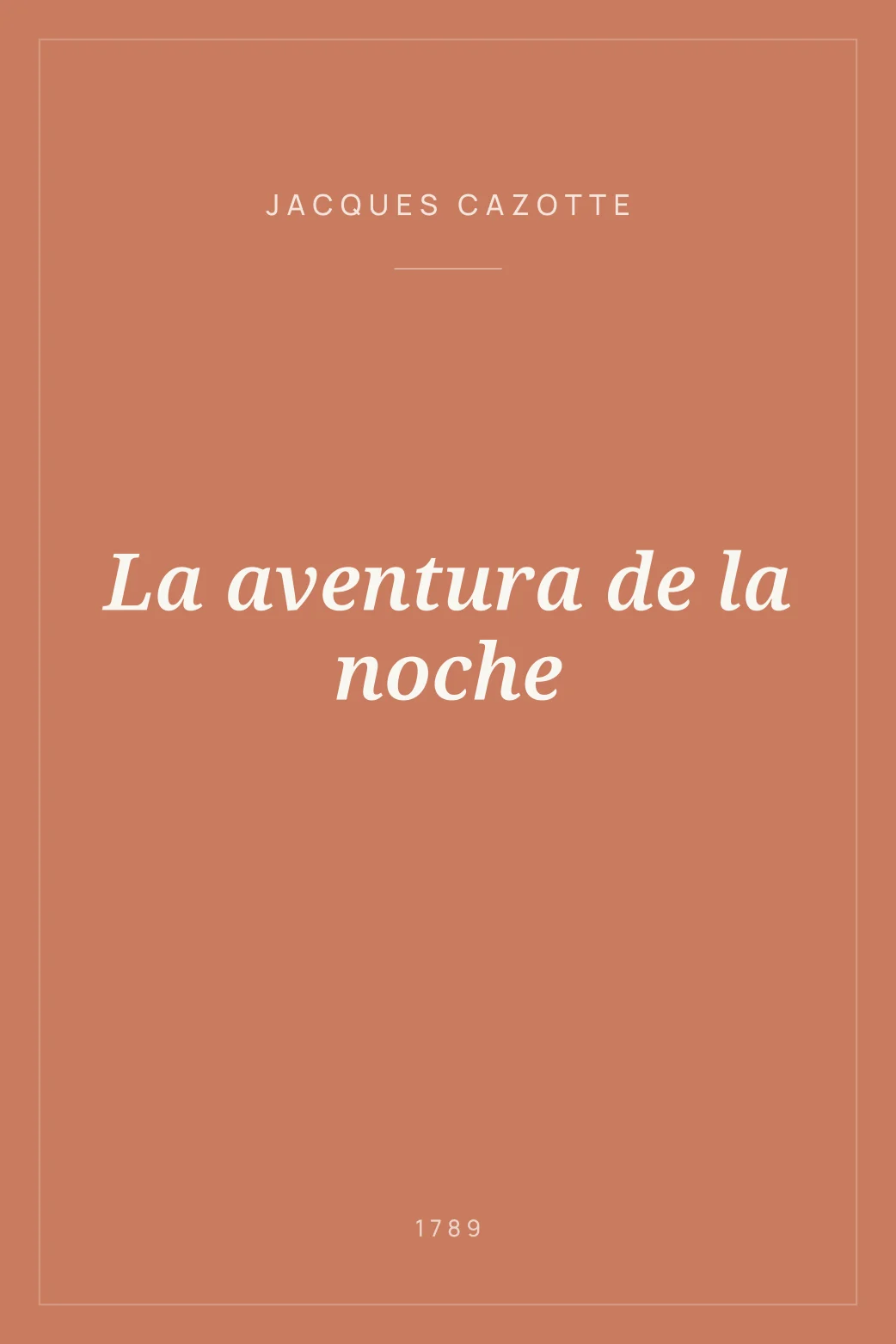 Portada de La aventura de la noche