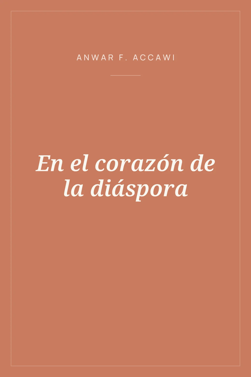 Portada de En el corazón de la diáspora
