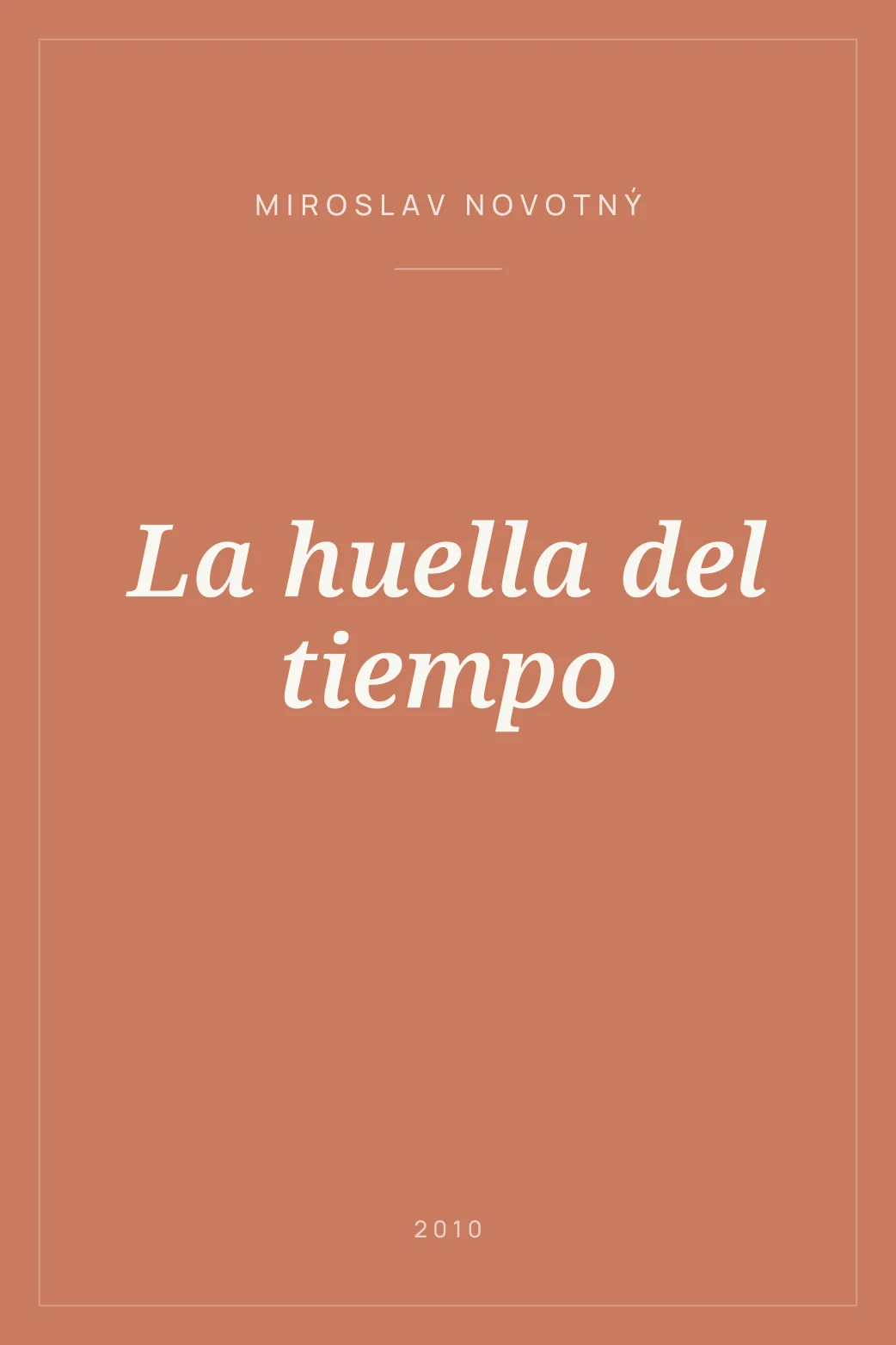 Portada de La huella del tiempo