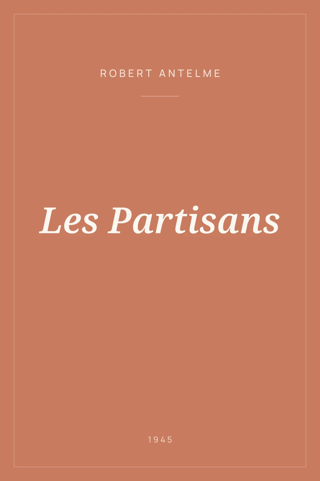 Portada de Les Partisans