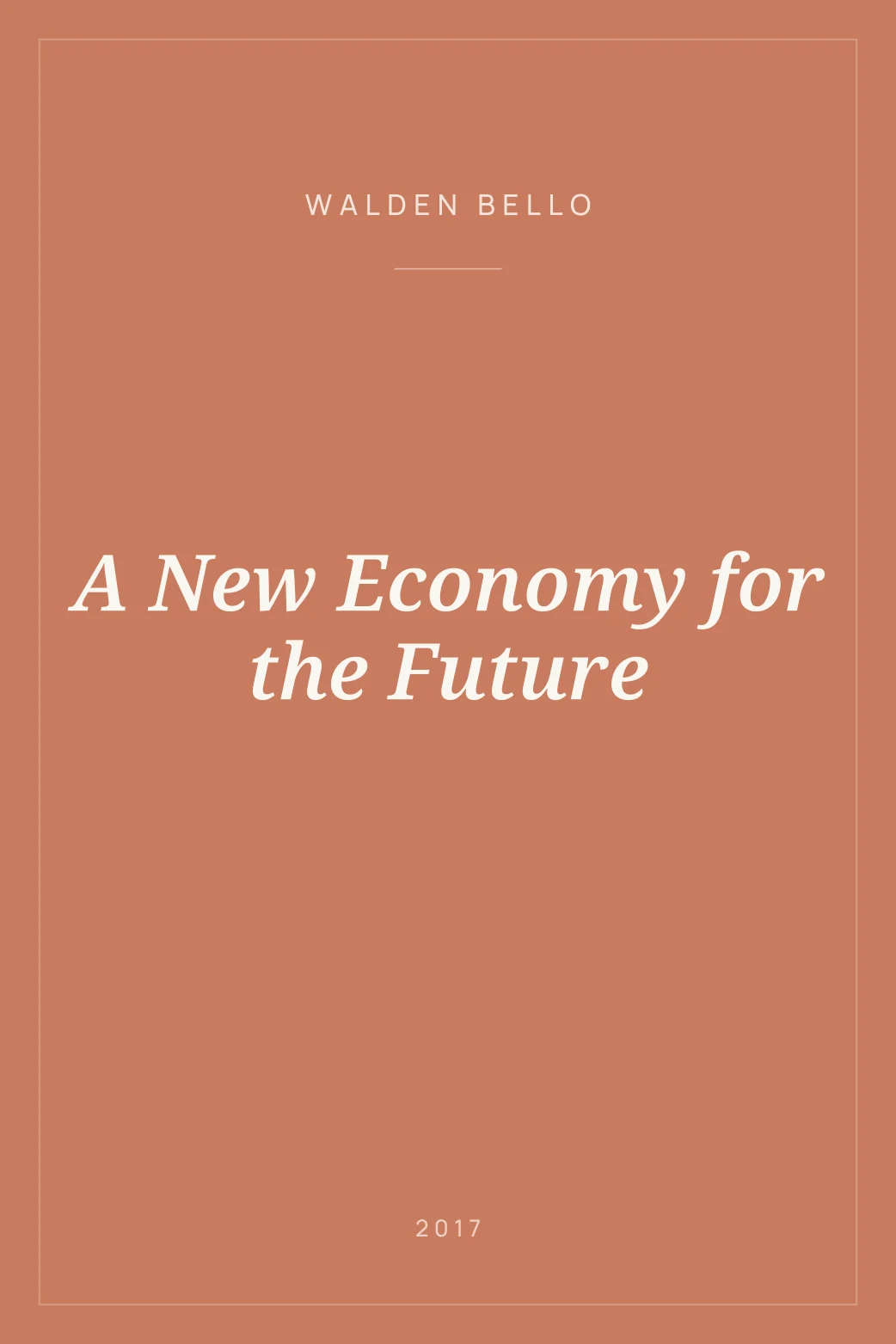 Portada de A New Economy for the Future
