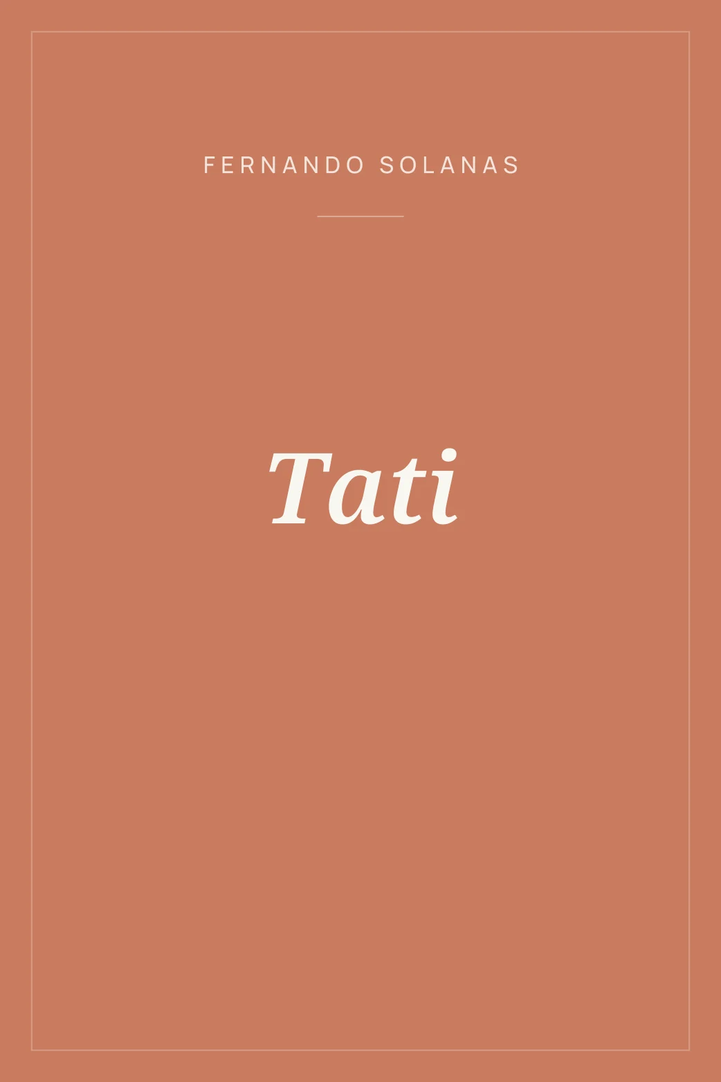 Portada de Tati